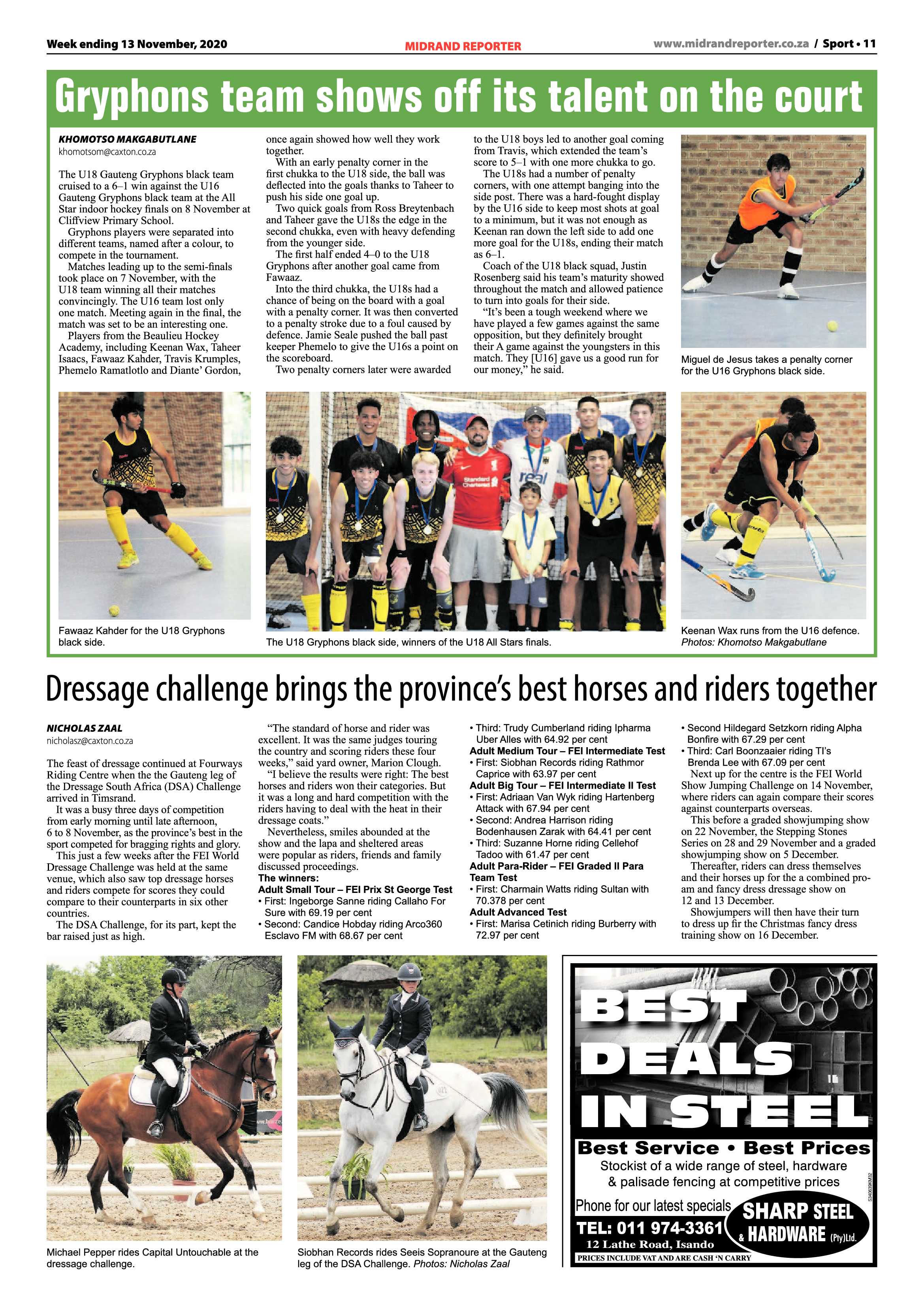 Midrand Reporter 13 November 2020 page 11