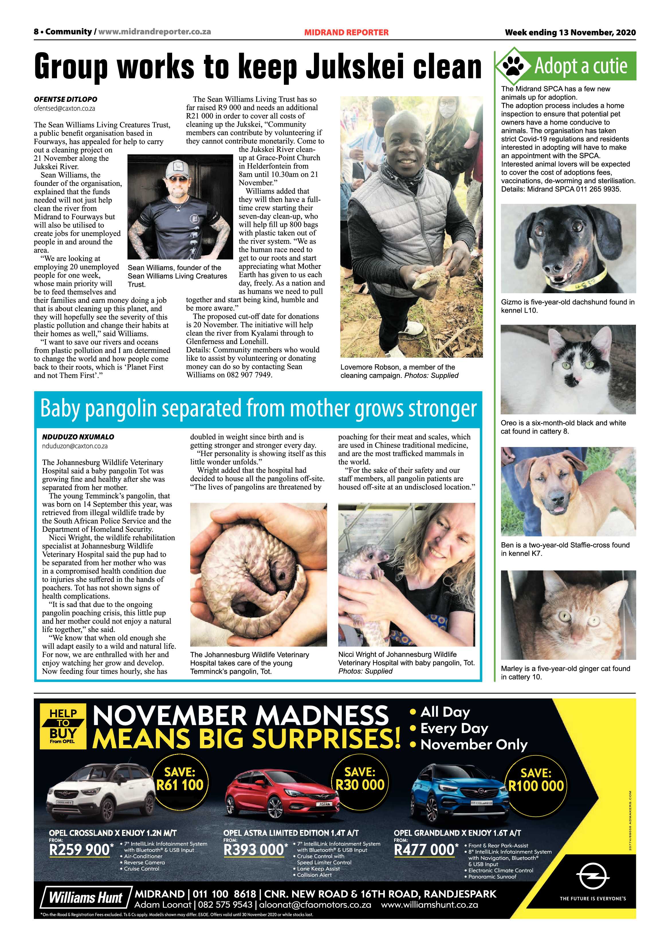 Midrand Reporter 13 November 2020 page 8
