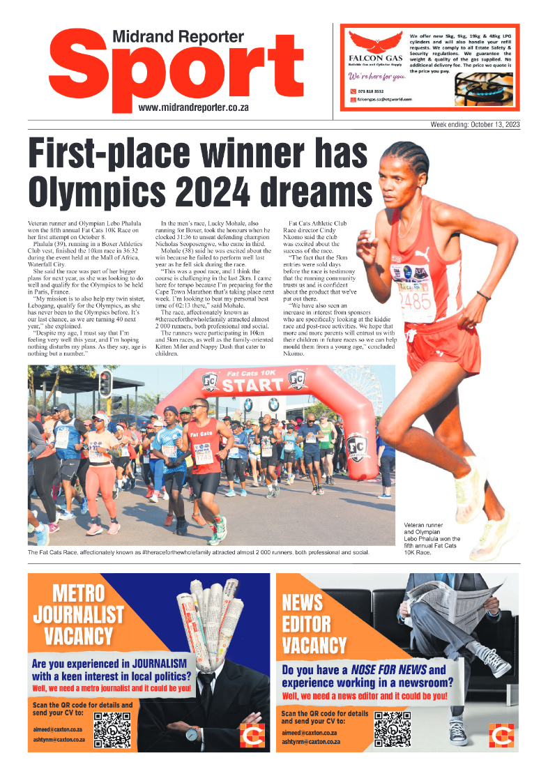 Midrand Reporter 13 October 2023 page 12