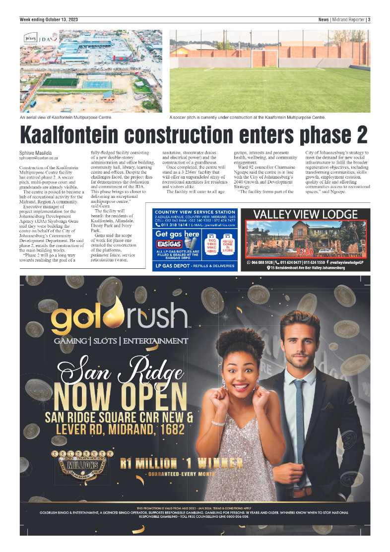 Midrand Reporter 13 October 2023 page 3