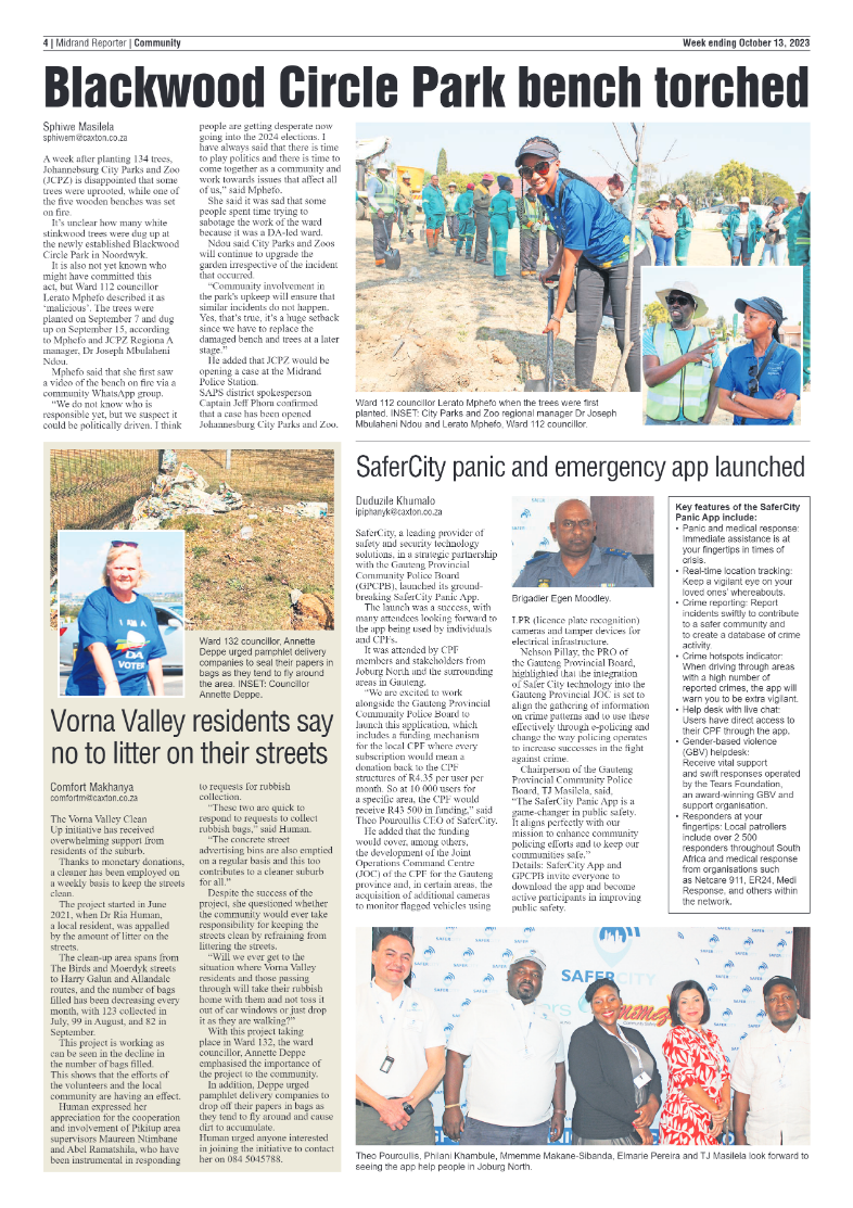 Midrand Reporter 13 October 2023 page 4