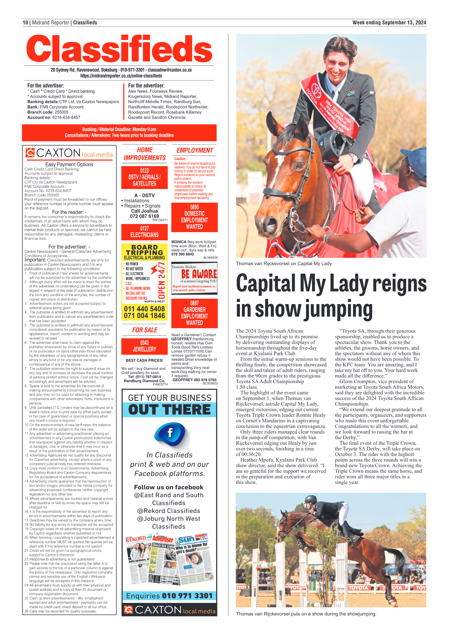 Midrand Reporter 13 September 2024 page 10