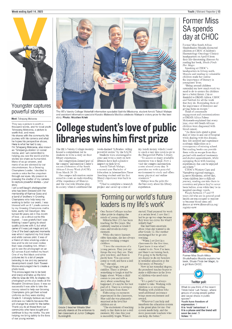 Midrand Reporter 14 April 2023 page 13