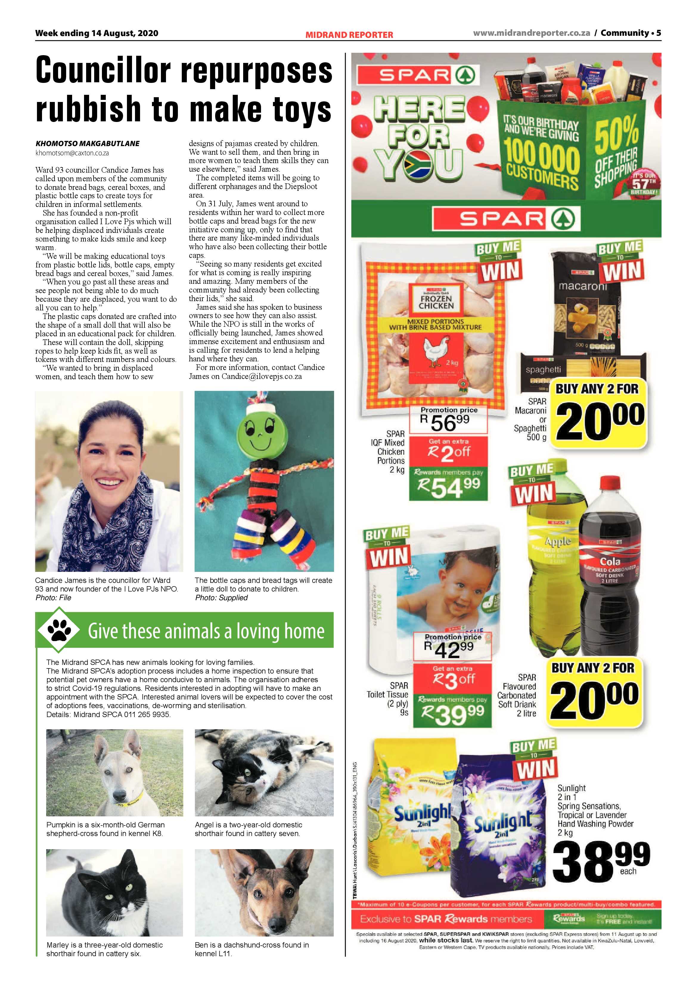 Midrand Reporter 14 August 2020 page 5