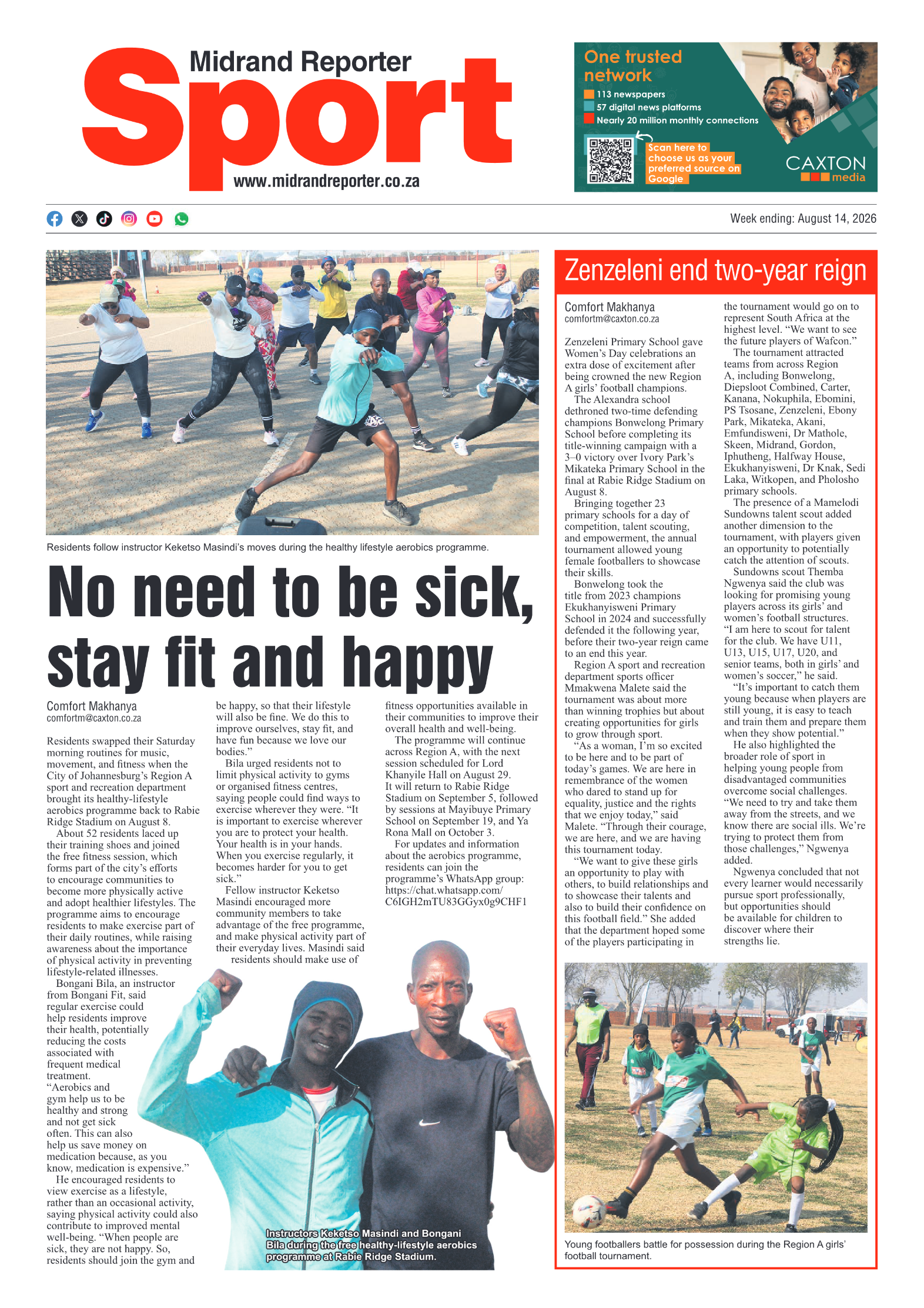 Midrand Reporter 14 August 2026 page 8
