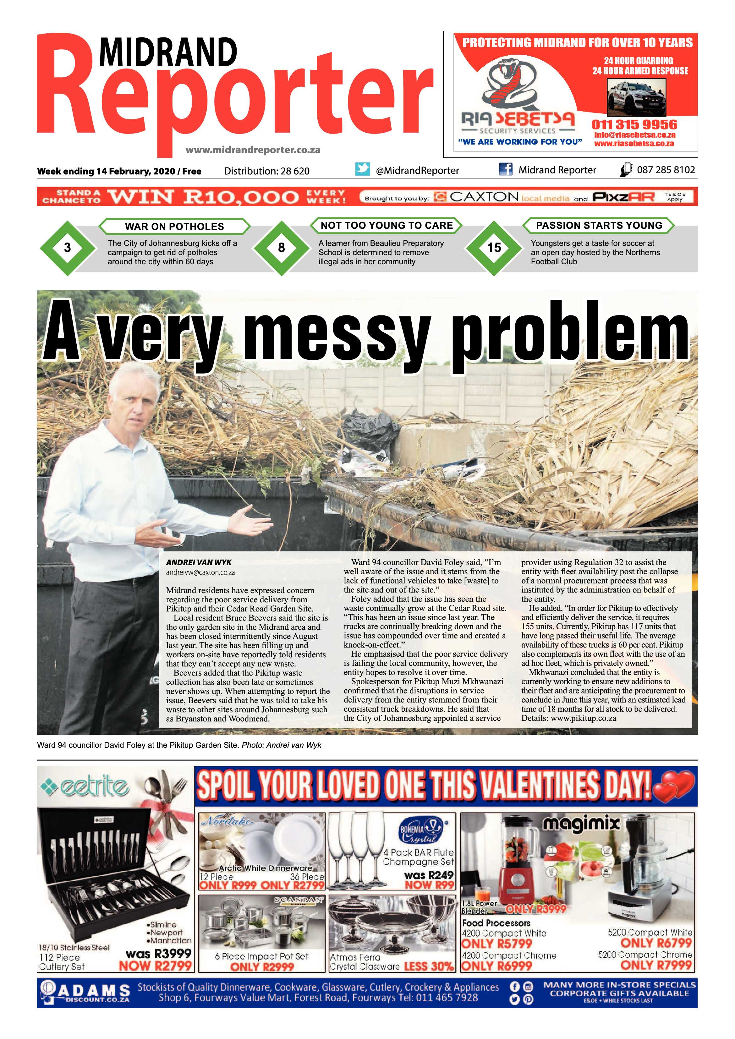 Midrand Reporter 14 February 2020 page 1