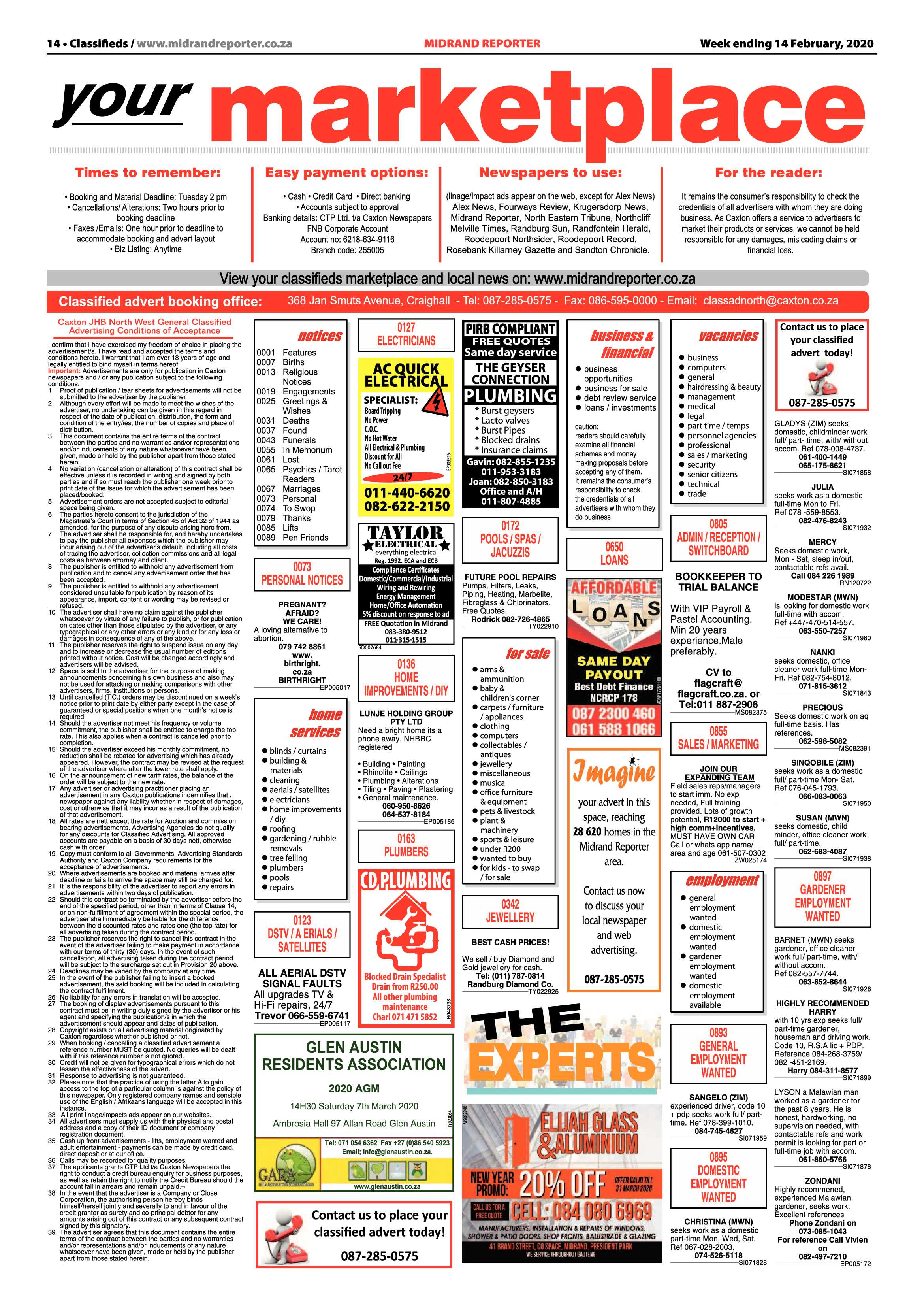 Midrand Reporter 14 February 2020 page 14