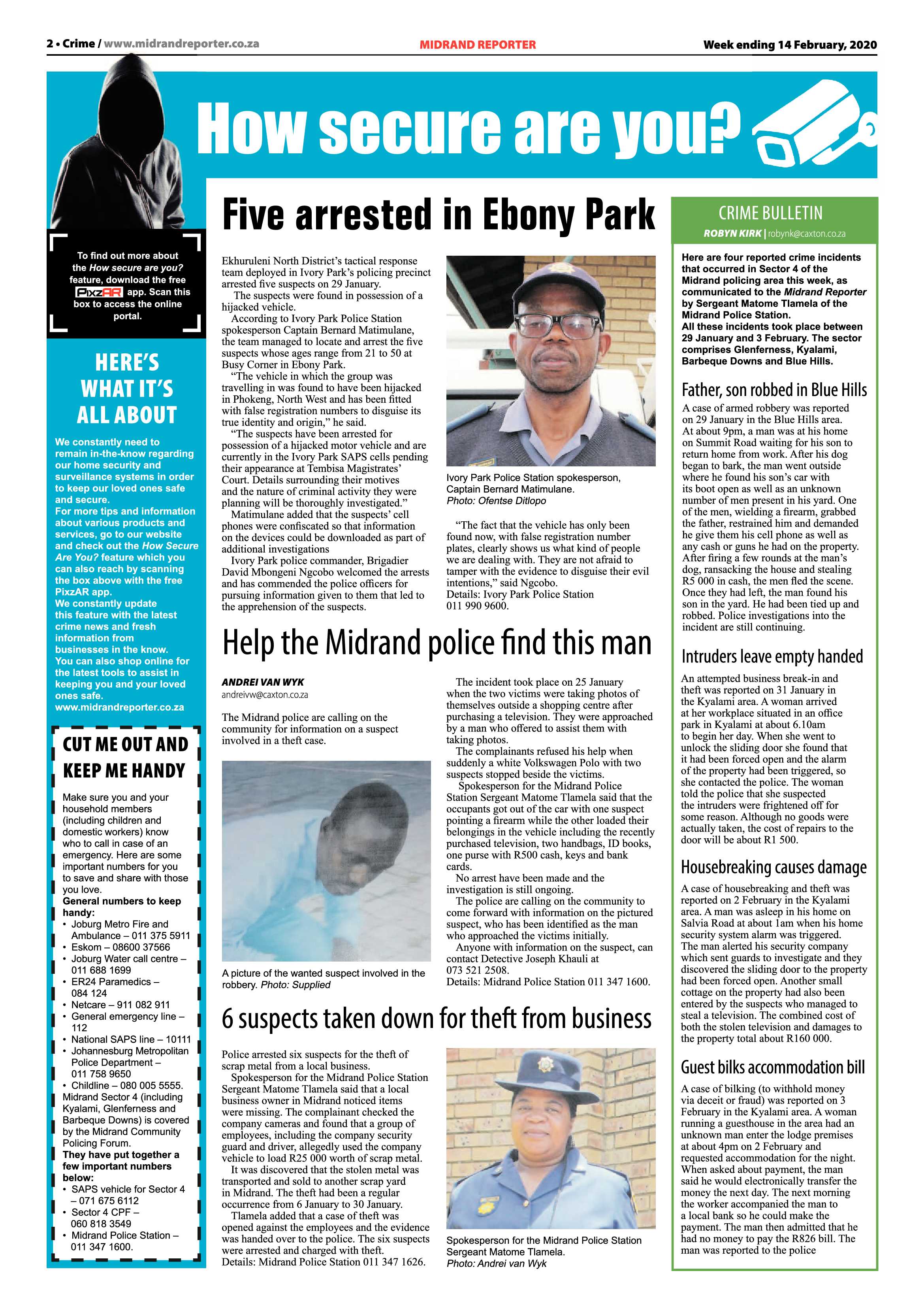 Midrand Reporter 14 February 2020 page 2