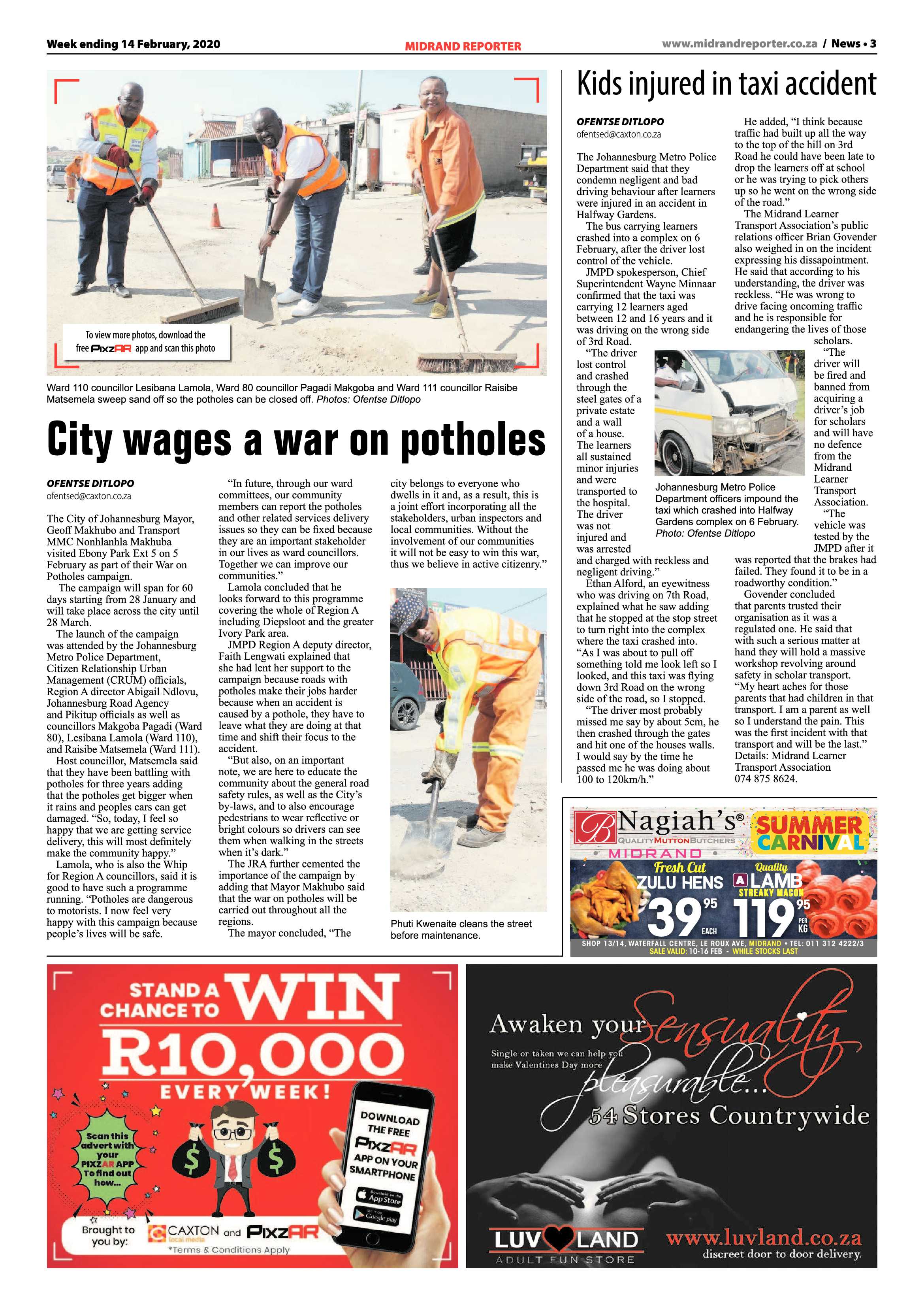 Midrand Reporter 14 February 2020 page 3