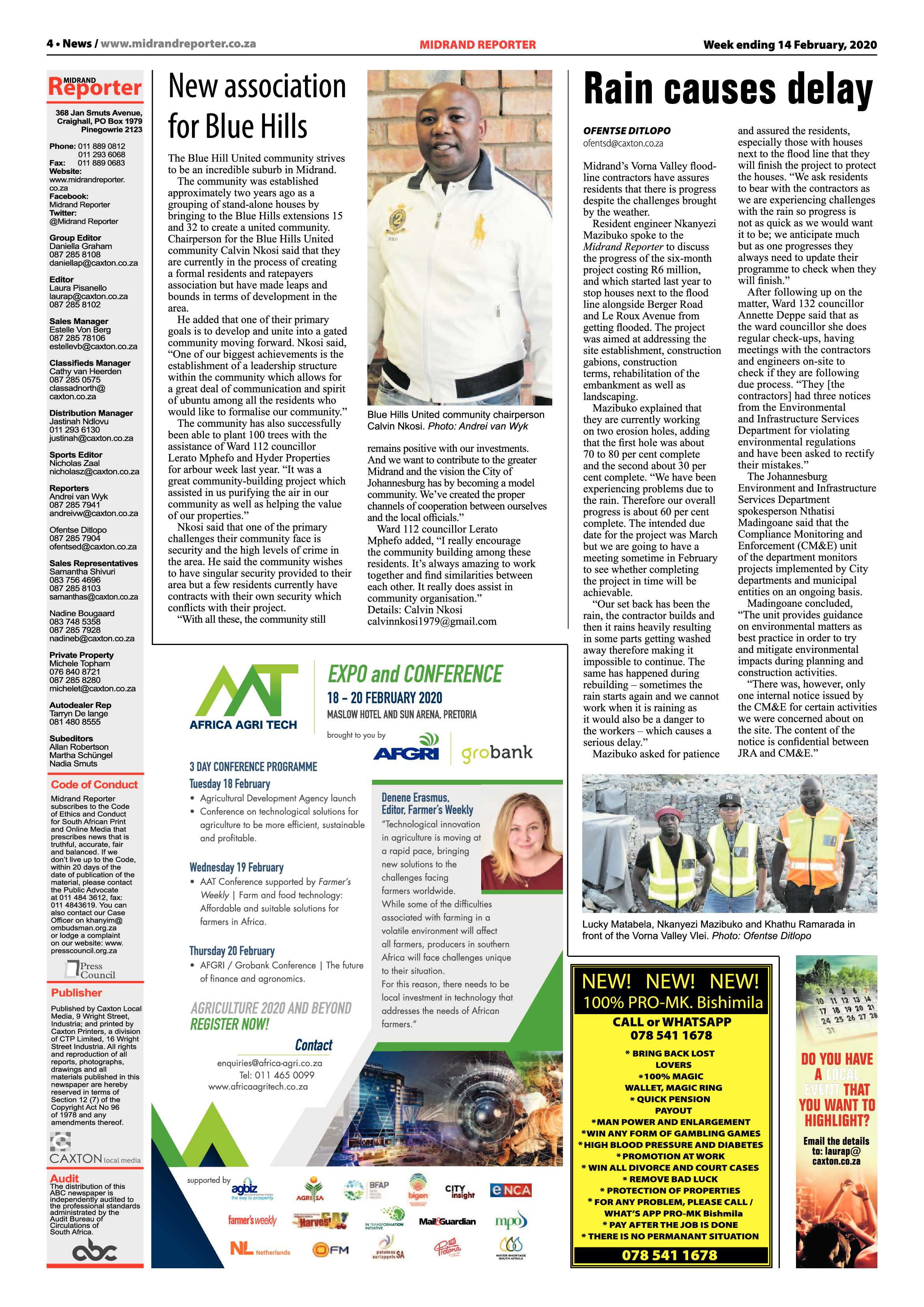 Midrand Reporter 14 February 2020 page 4