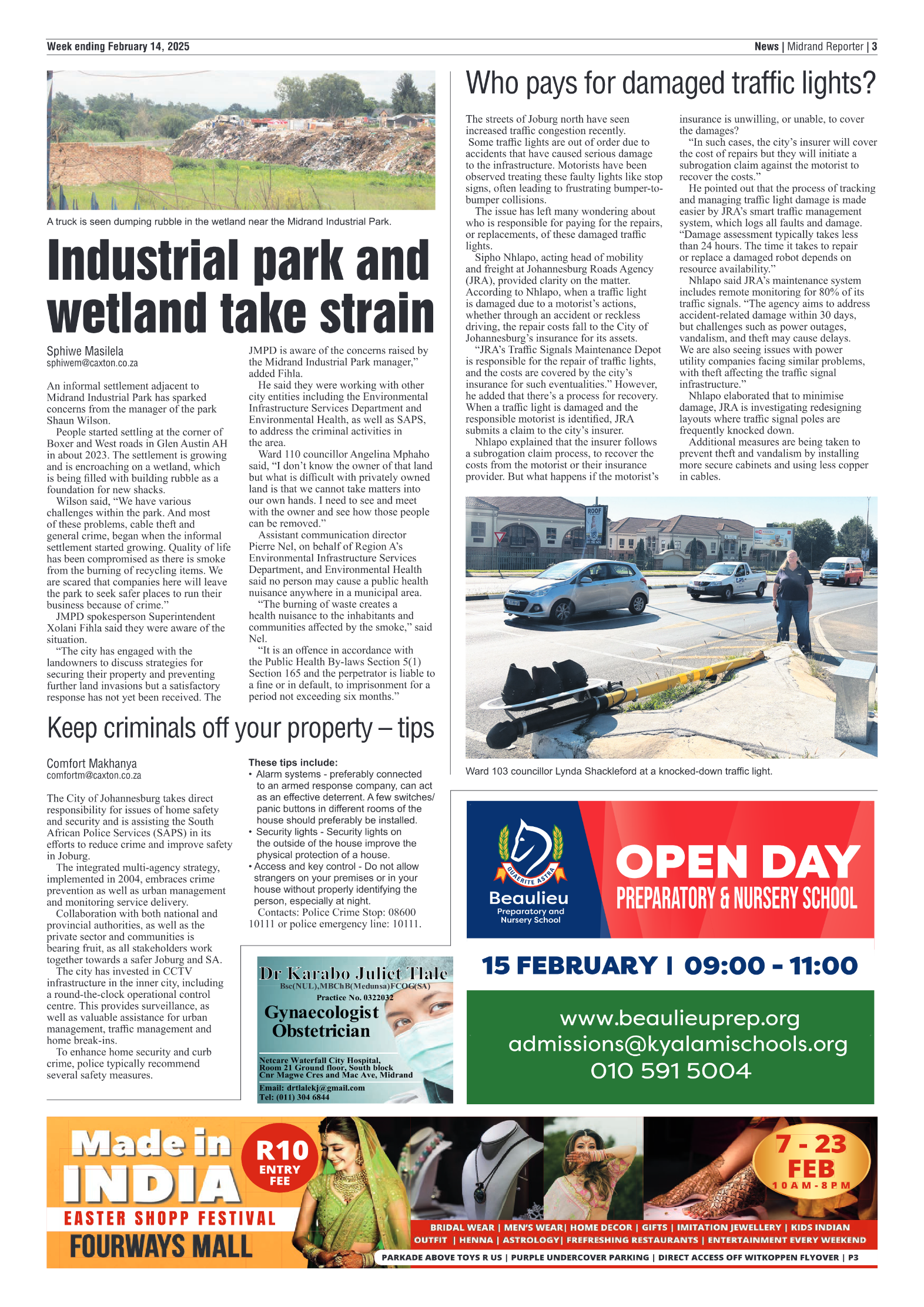 Midrand Reporter 14 February 2025 page 3