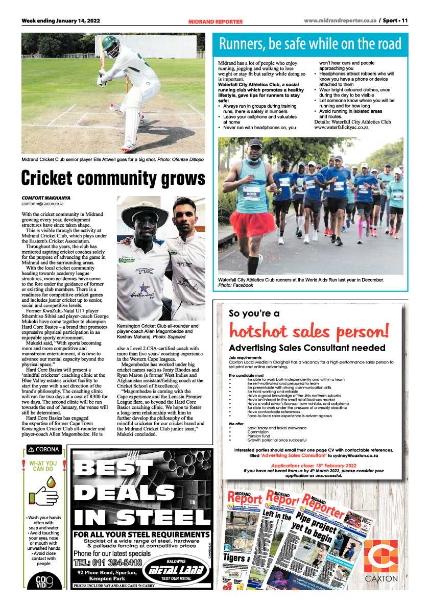 Midrand Reporter 14 January 2021 page 11