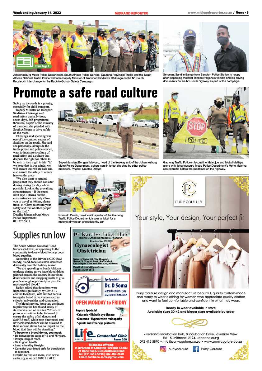 Midrand Reporter 14 January 2021 page 3