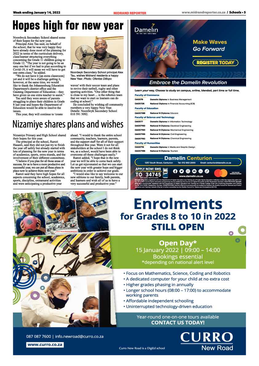Midrand Reporter 14 January 2021 page 5