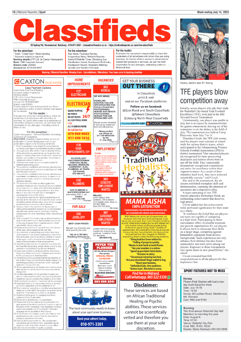 Midrand Reporter 14 July 2023 page 10