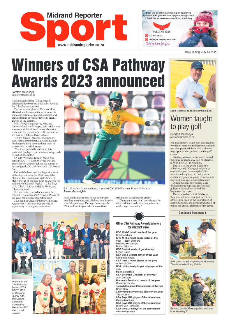 Midrand Reporter 14 July 2023 page 12