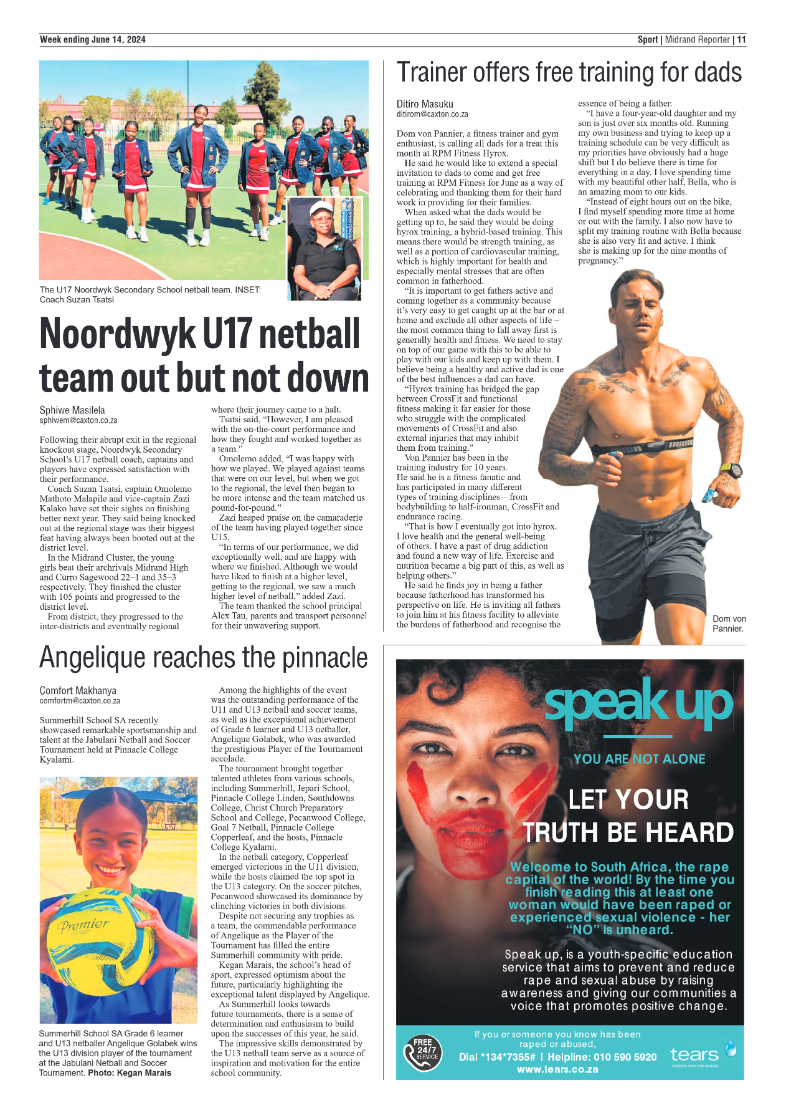Midrand Reporter 14 June 2024 page 11