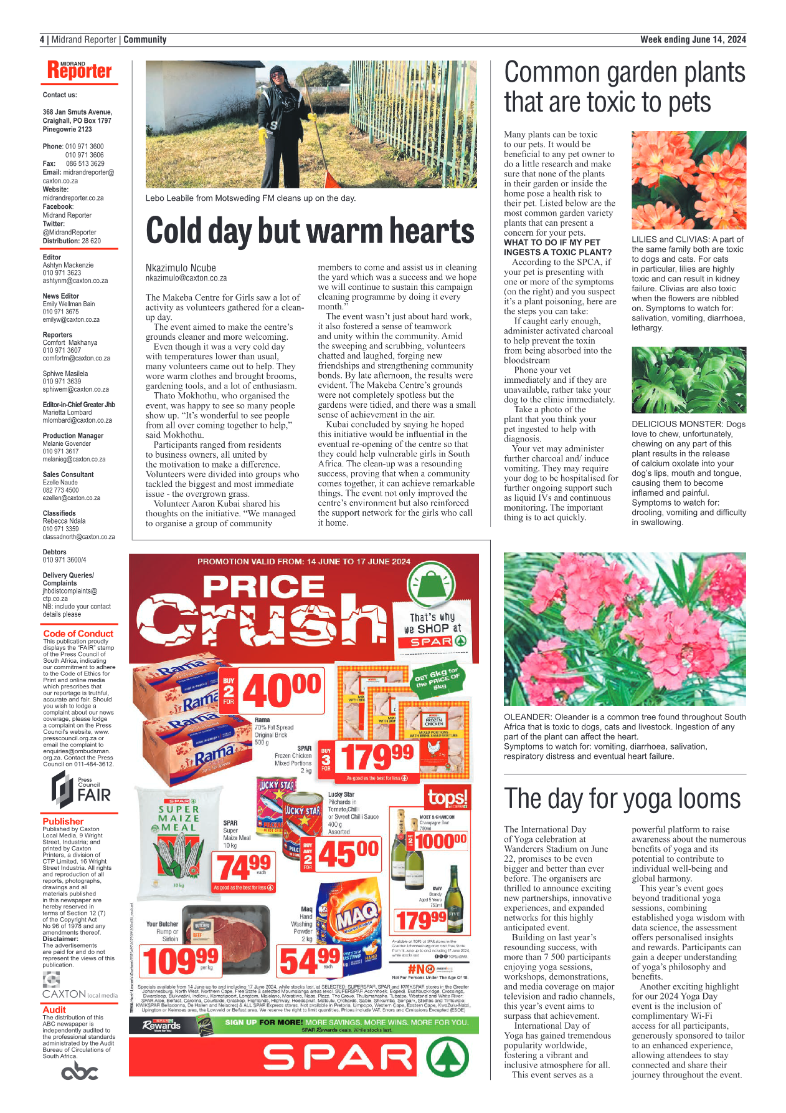 Midrand Reporter 14 June 2024 page 4