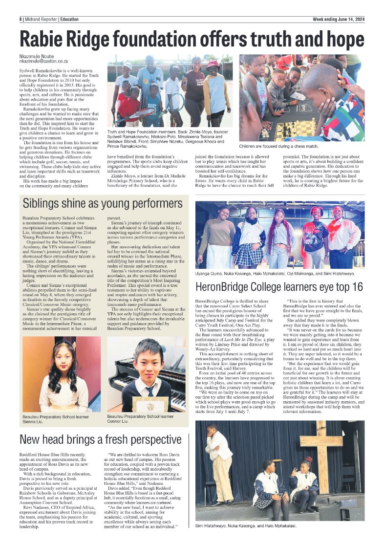 Midrand Reporter 14 June 2024 page 8