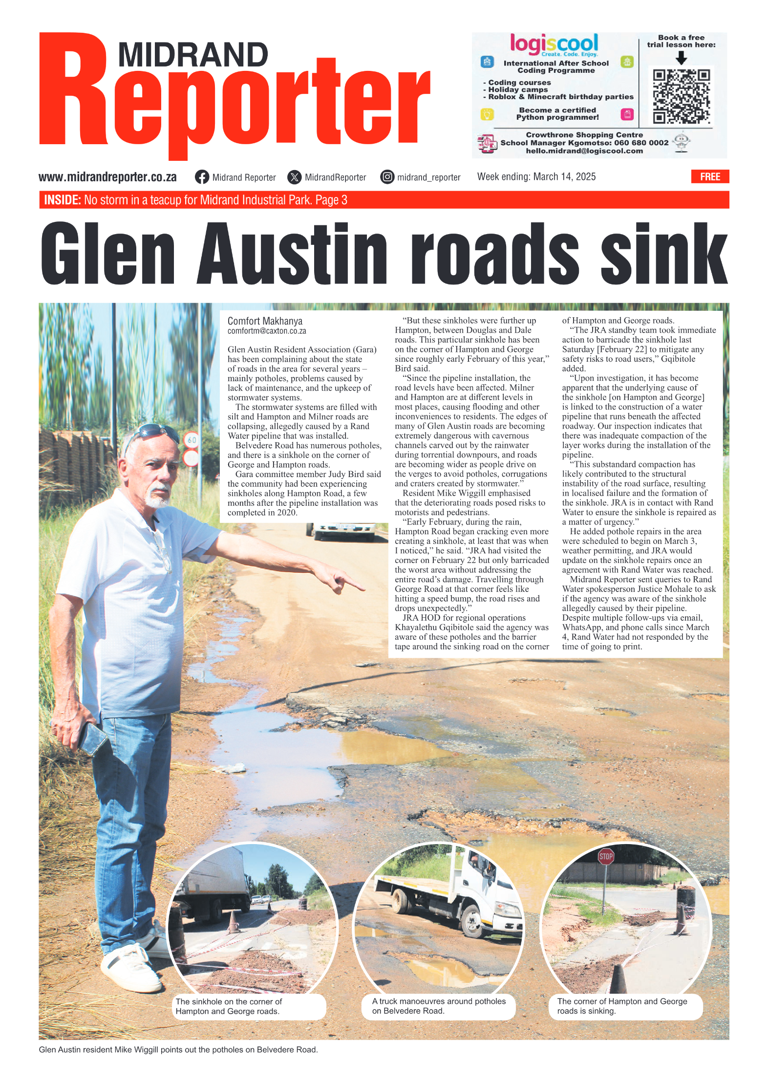 Midrand Reporter 14 March 2025 page 3