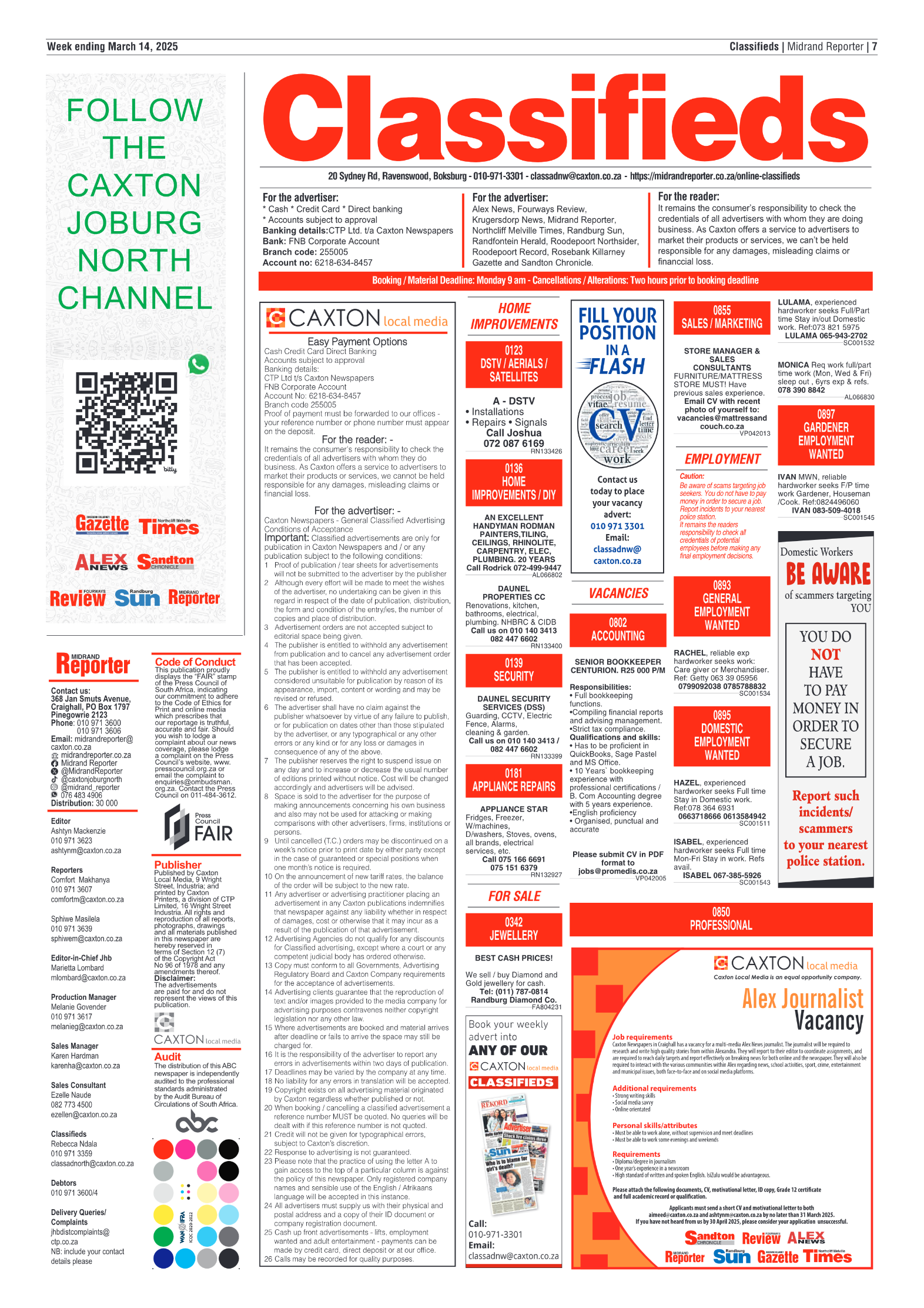 Midrand Reporter 14 March 2025 page 9