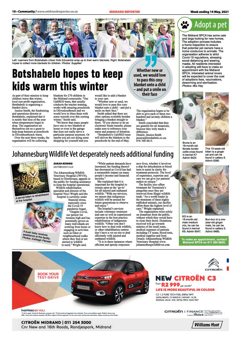Midrand Reporter 14 May 2021 page 10