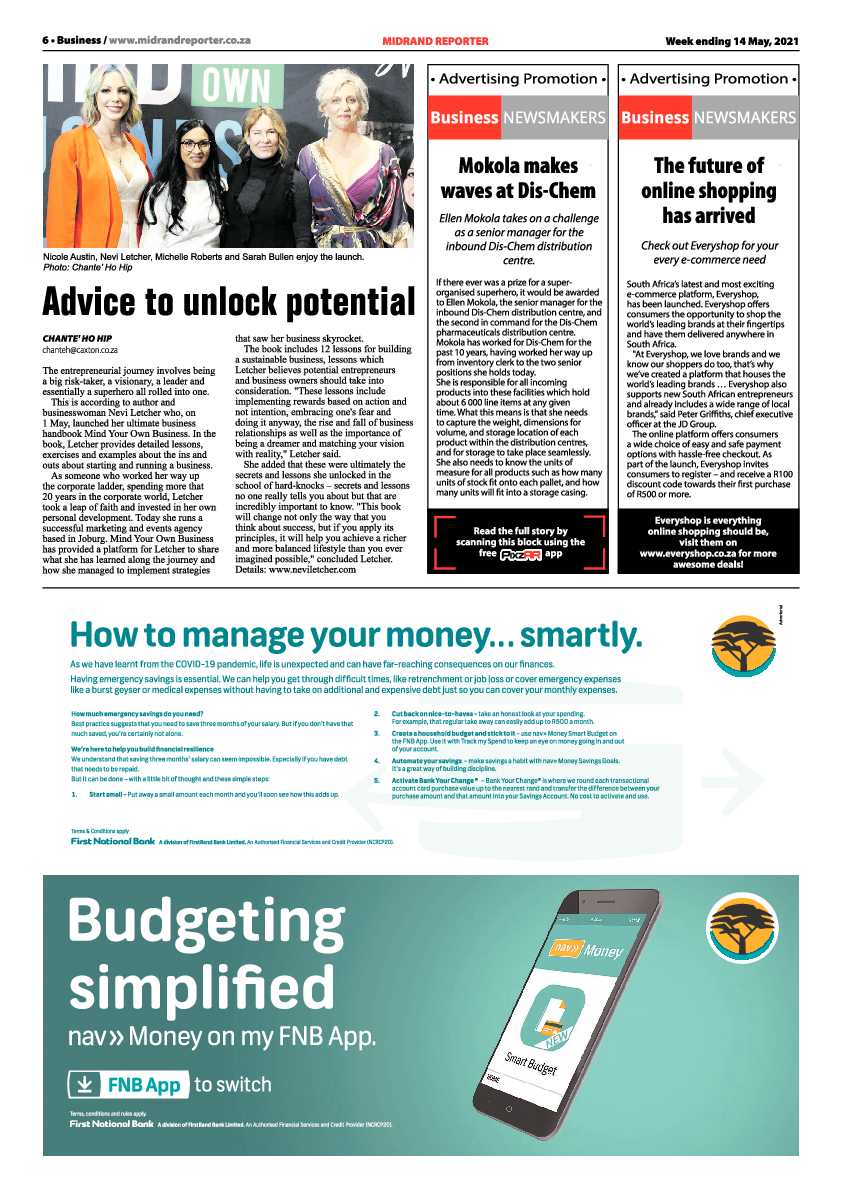 Midrand Reporter 14 May 2021 page 6
