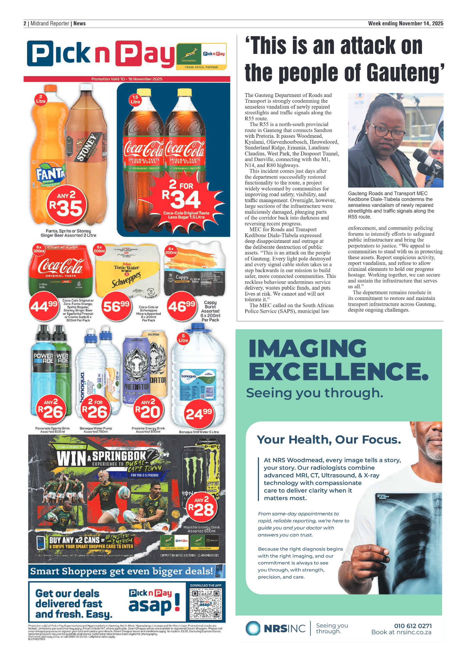 Midrand Reporter 14 November 2025 page 4