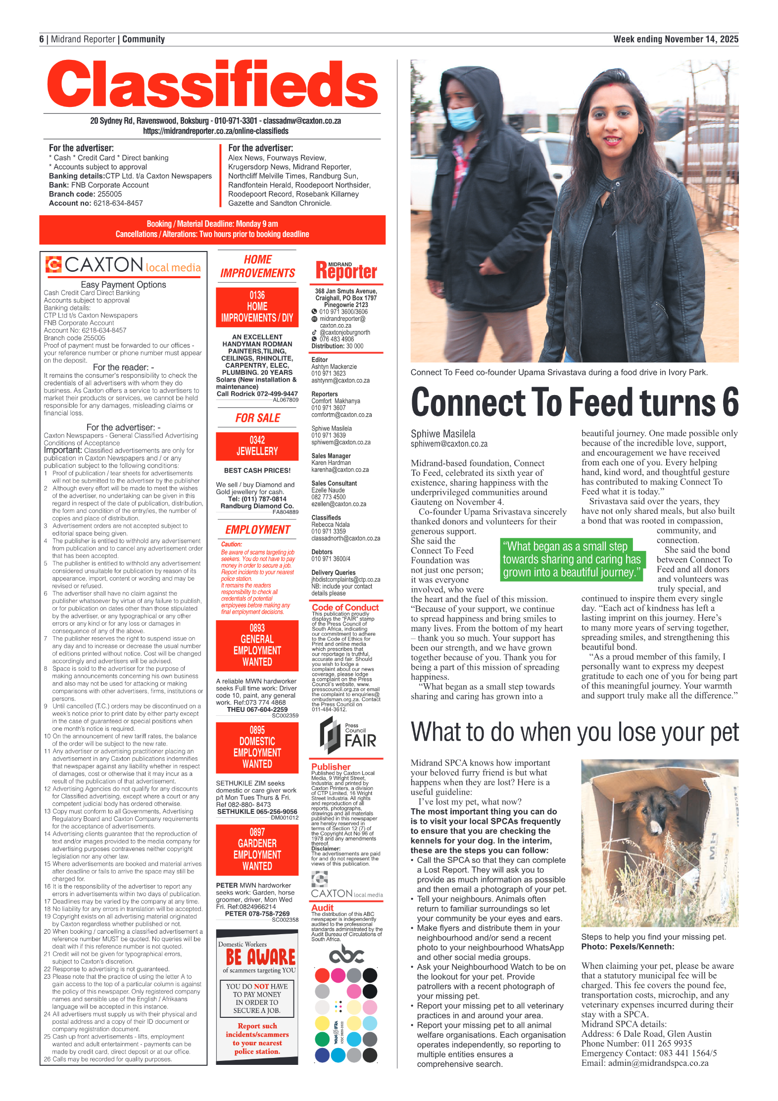 Midrand Reporter 14 November 2025 page 8