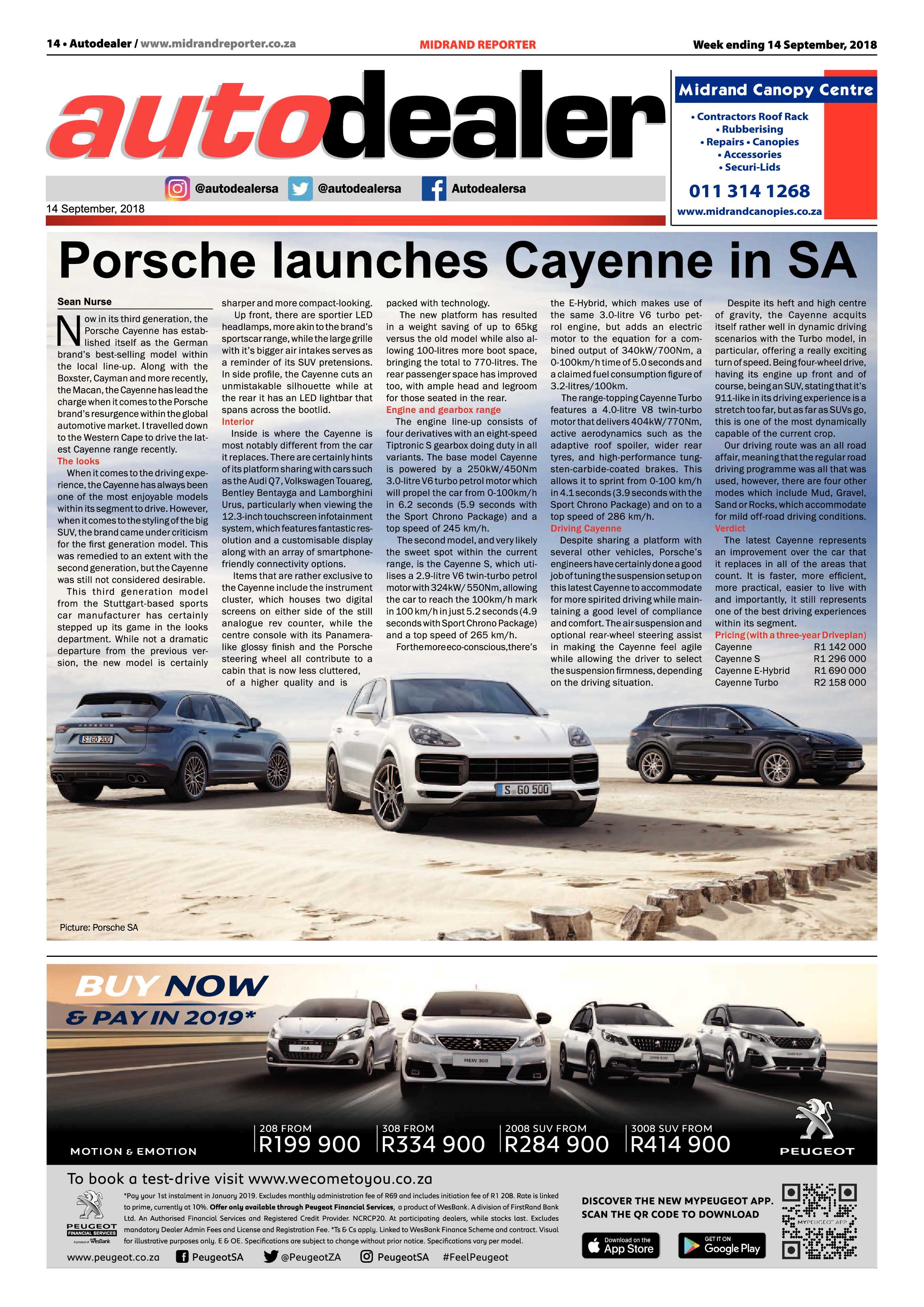 Midrand Reporter 14 September, 2018 page 14