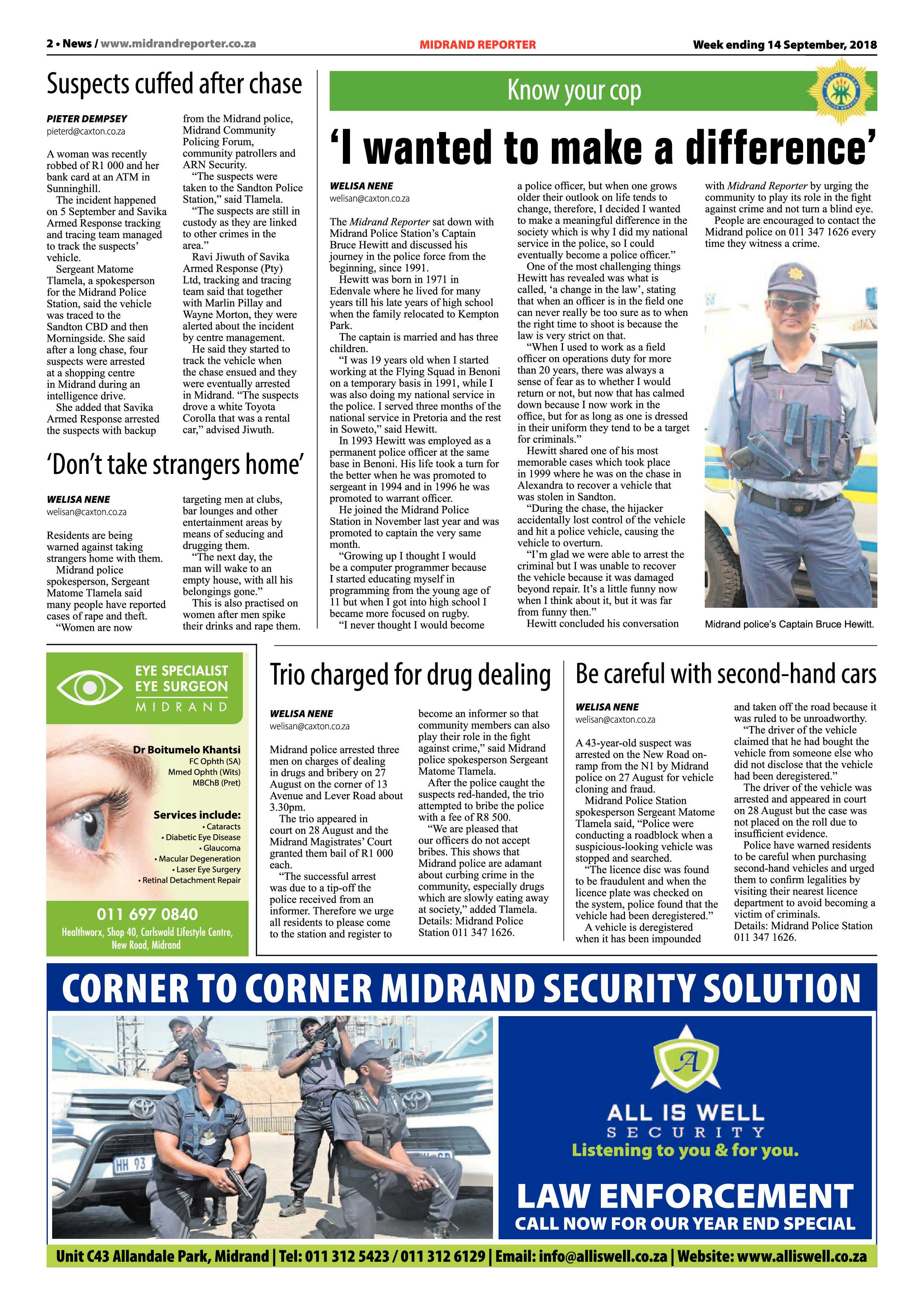 Midrand Reporter 14 September, 2018 page 2