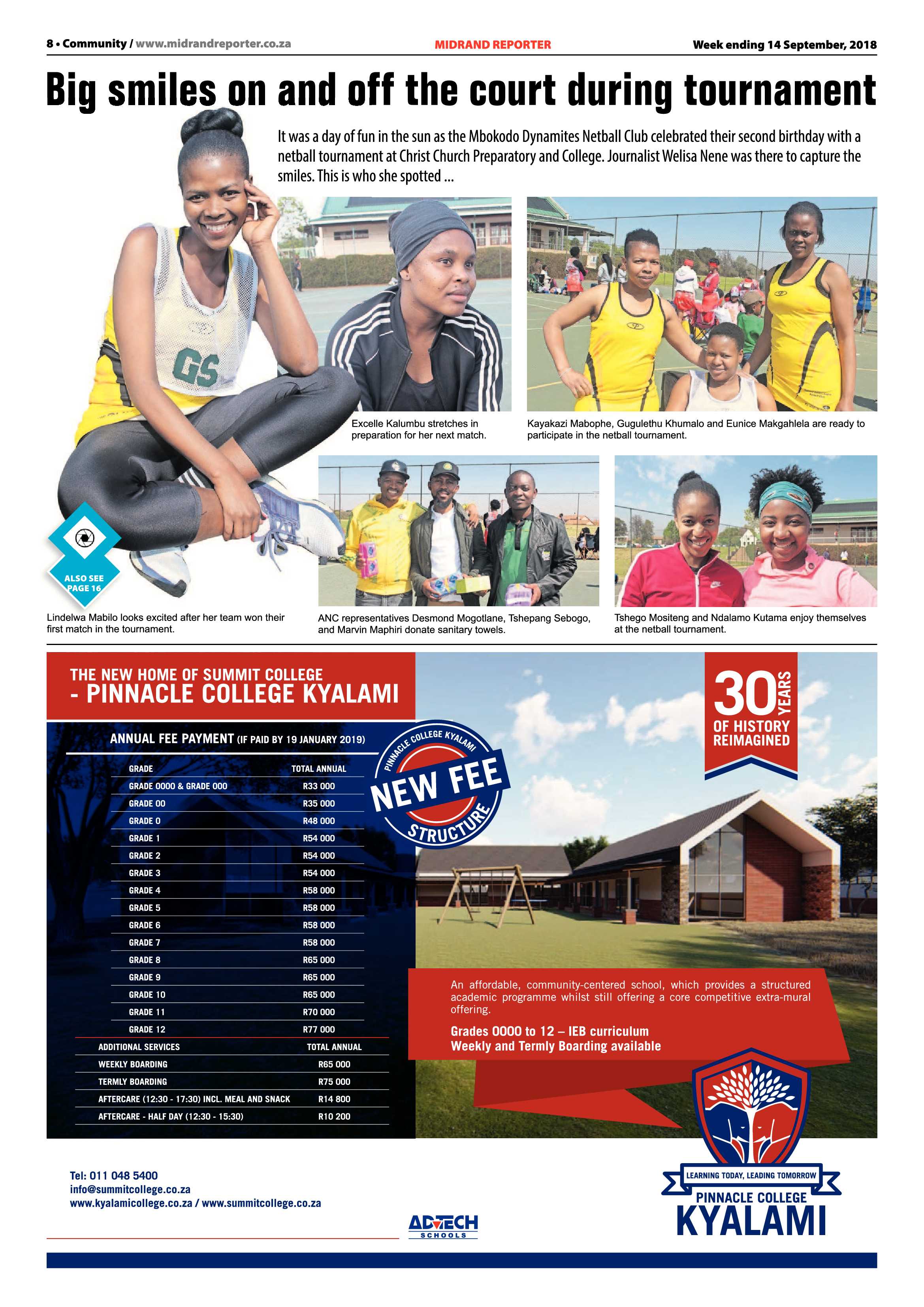Midrand Reporter 14 September, 2018 page 8