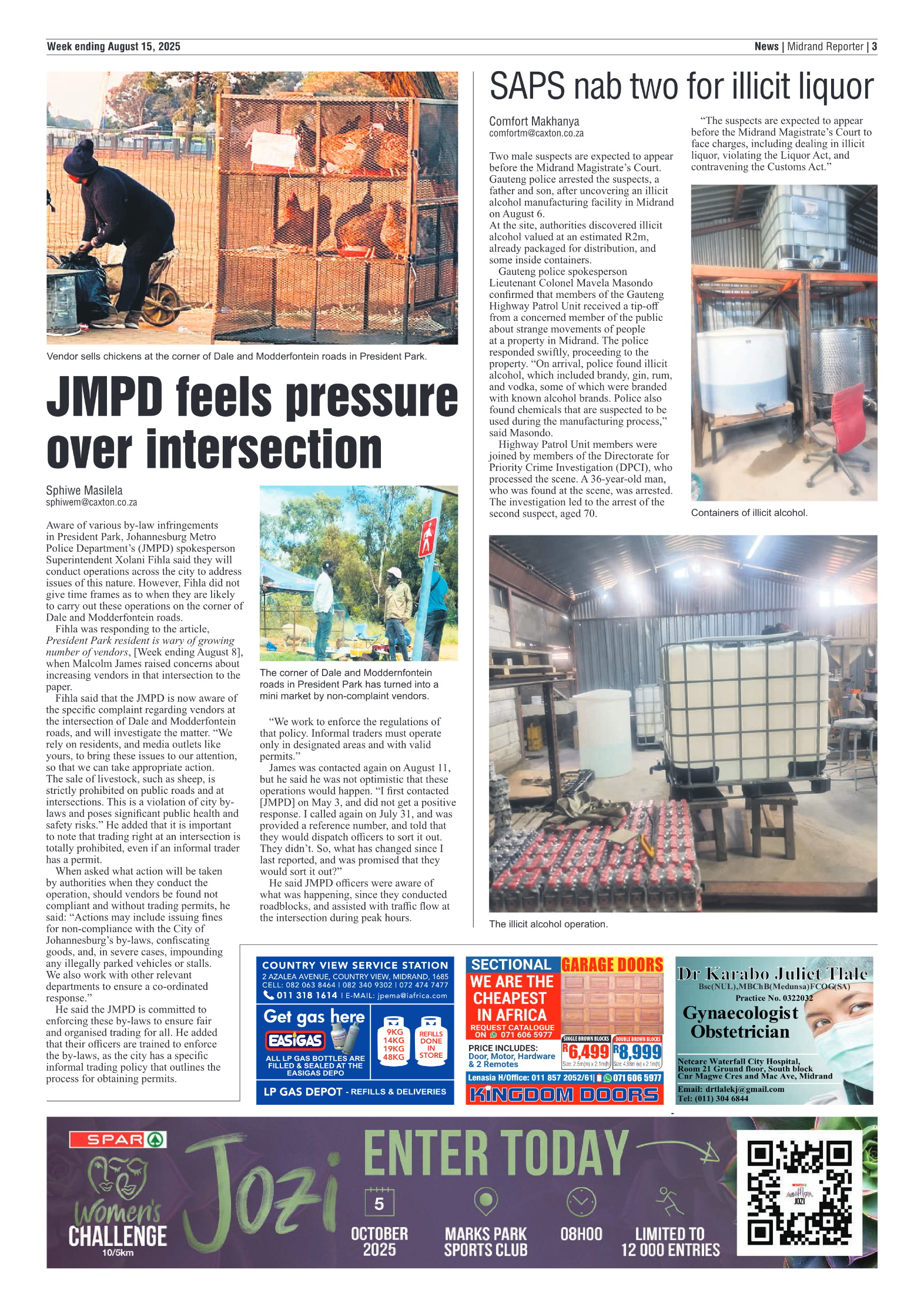 Midrand Reporter 15 August 2025 page 5