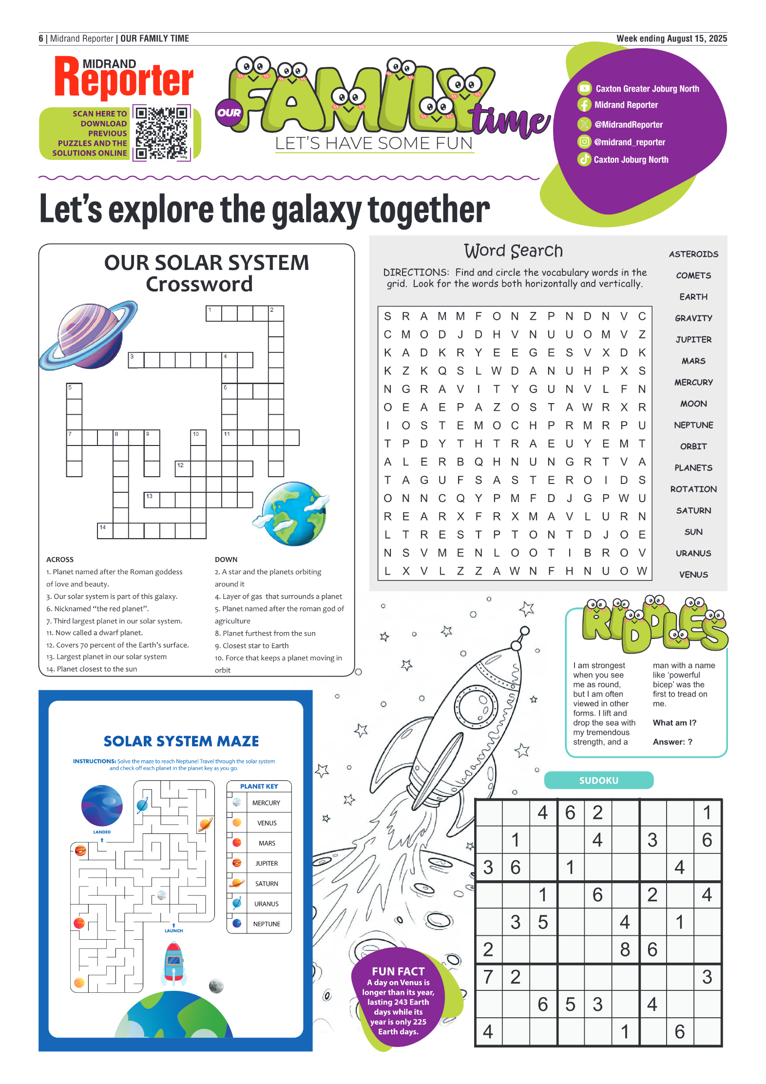 Midrand Reporter 15 August 2025 page 8