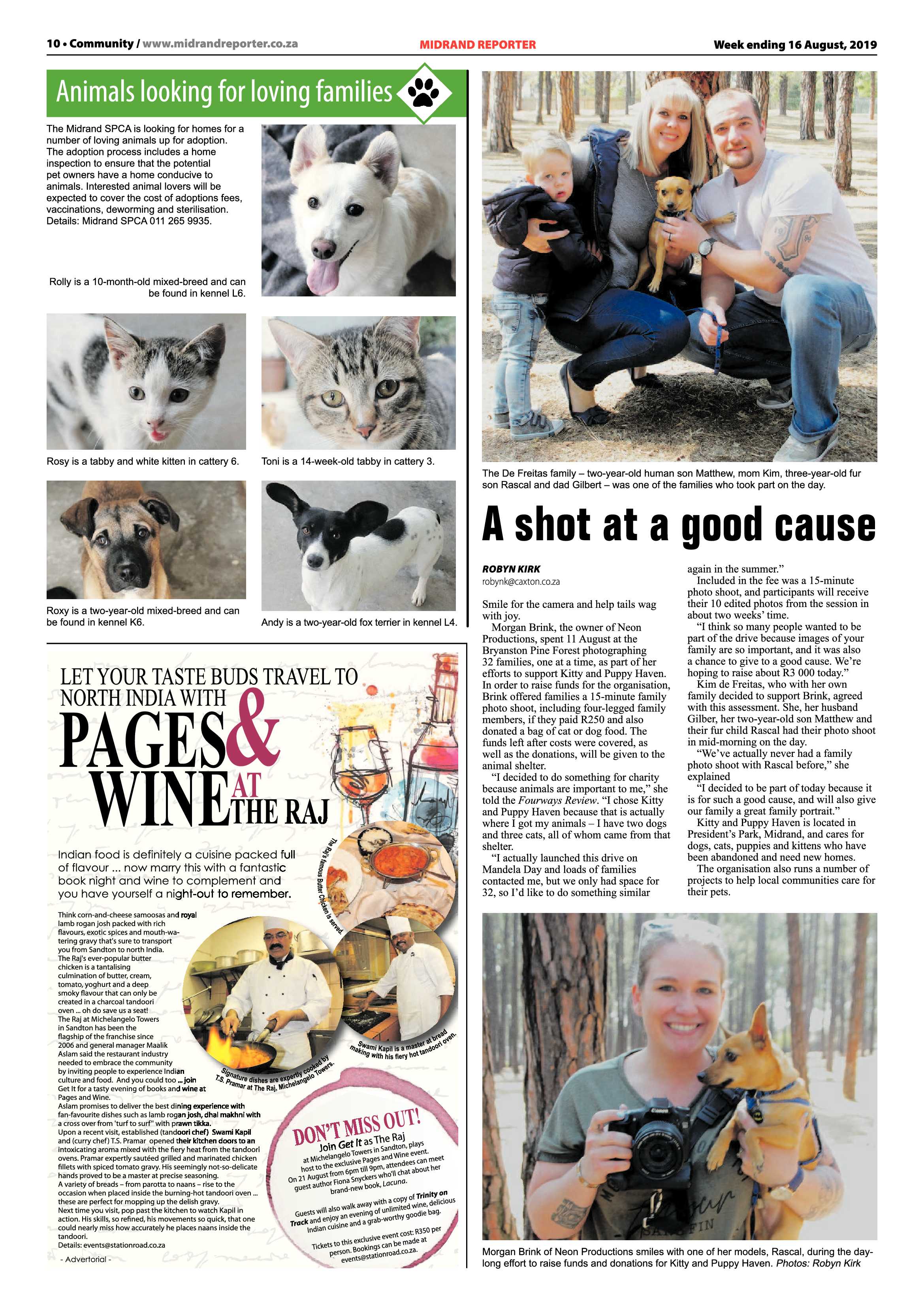 Midrand Reporter 15 August, 2019 page 10