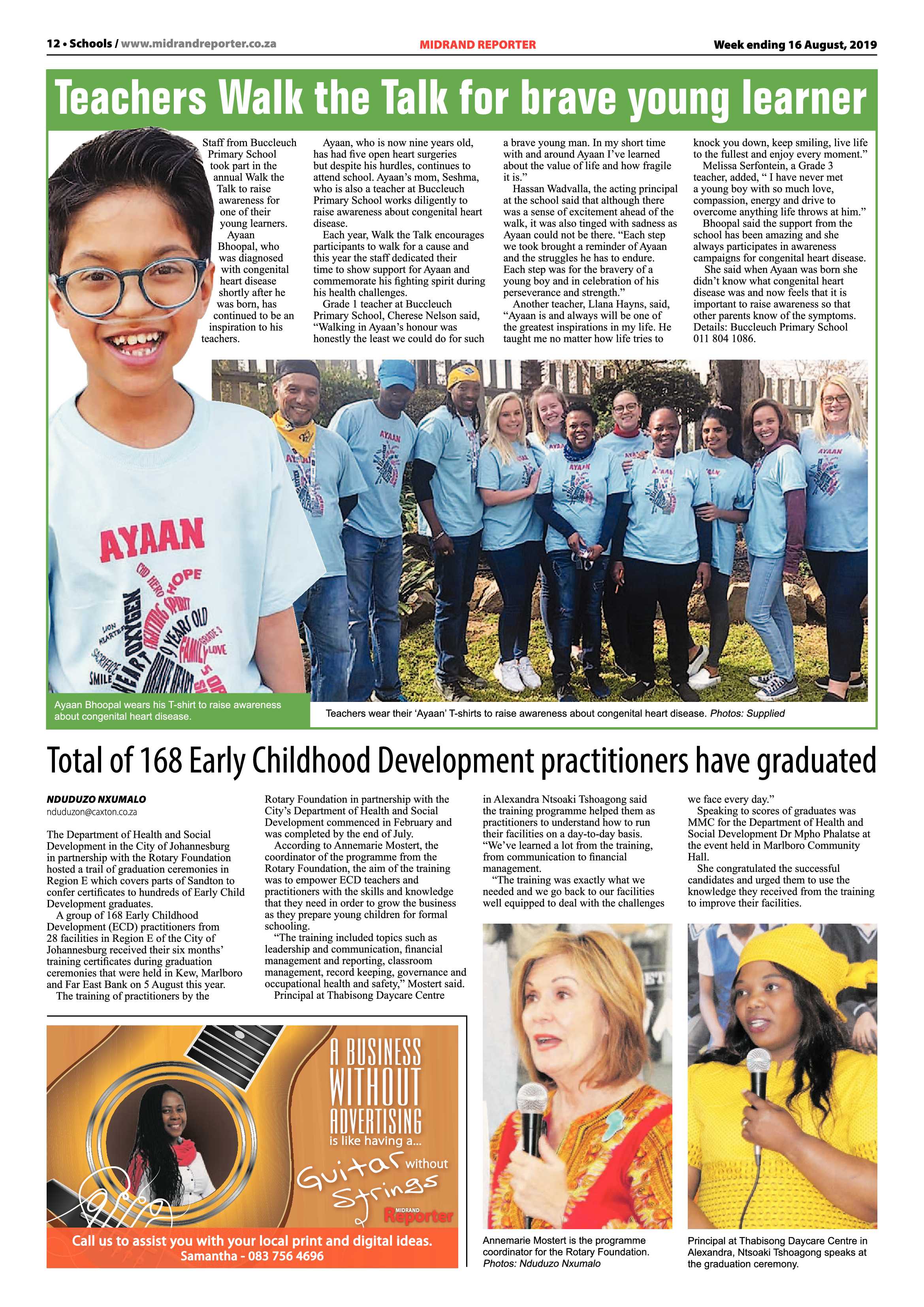 Midrand Reporter 15 August, 2019 page 12
