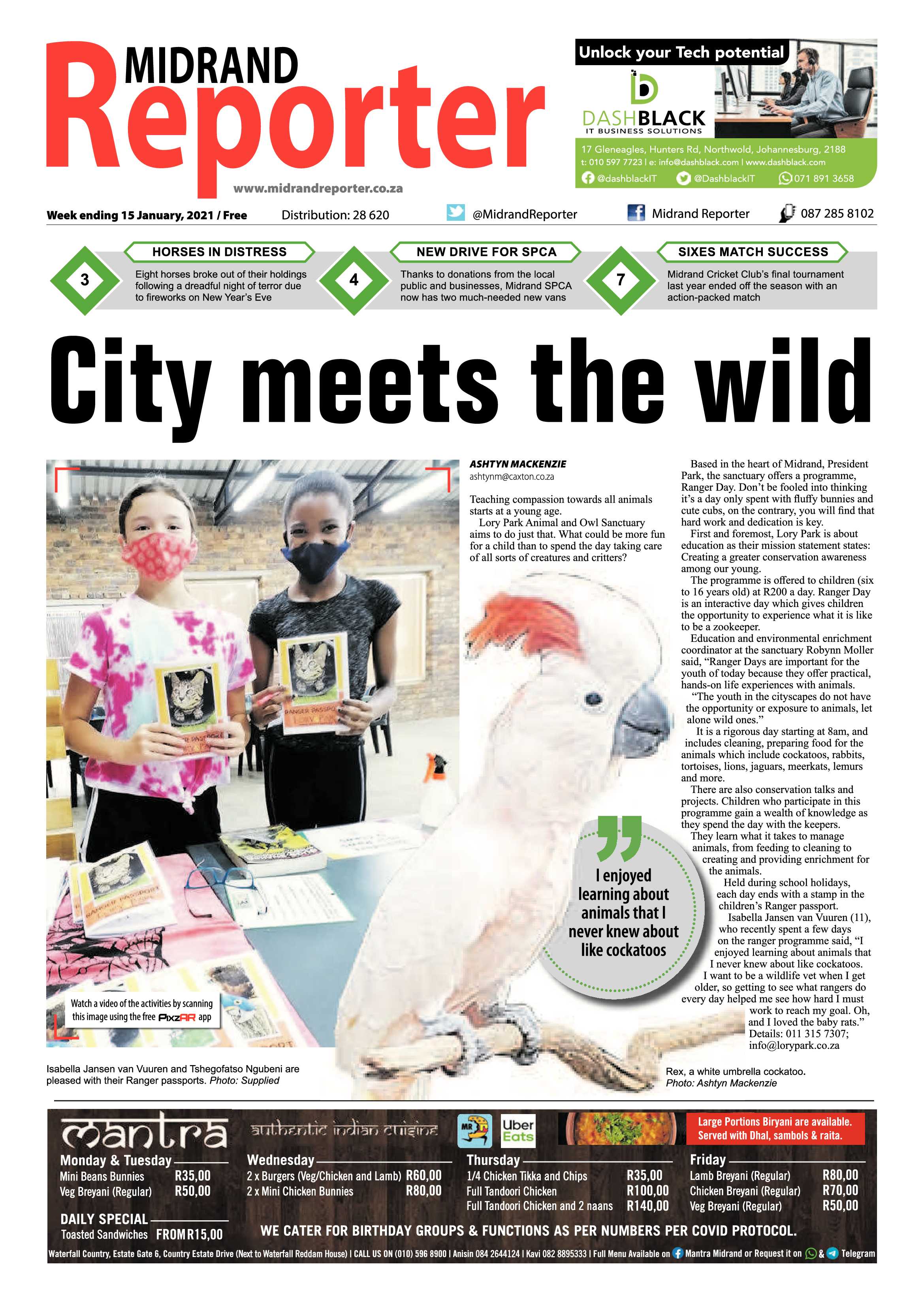 Midrand Reporter 15 January 2020 page 1