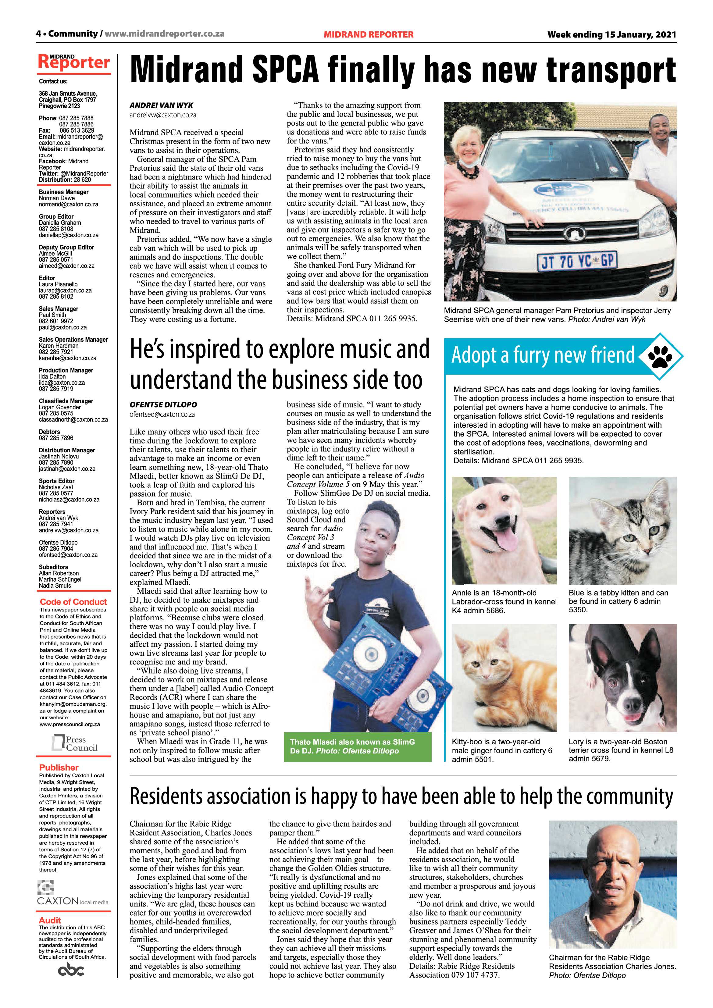 Midrand Reporter 15 January 2020 page 4