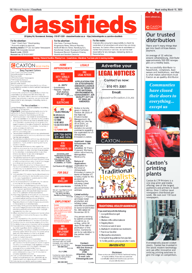 Midrand Reporter 15 March 2024 page 10