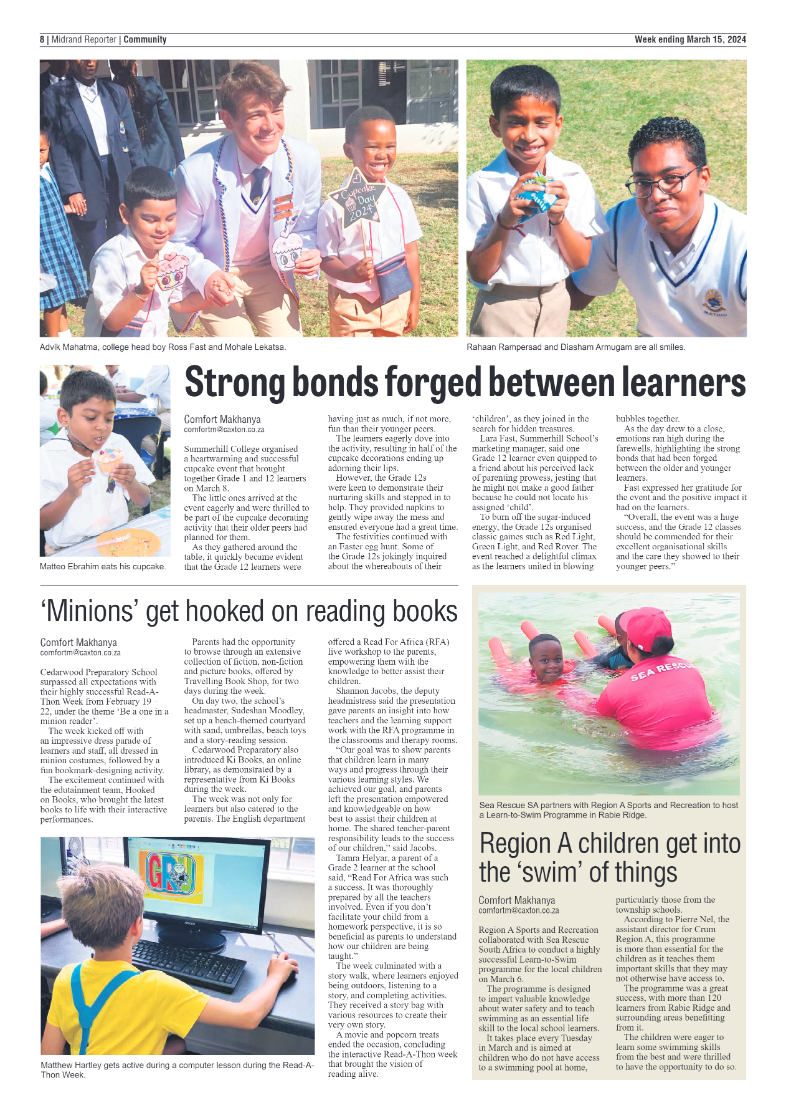 Midrand Reporter 15 March 2024 page 8
