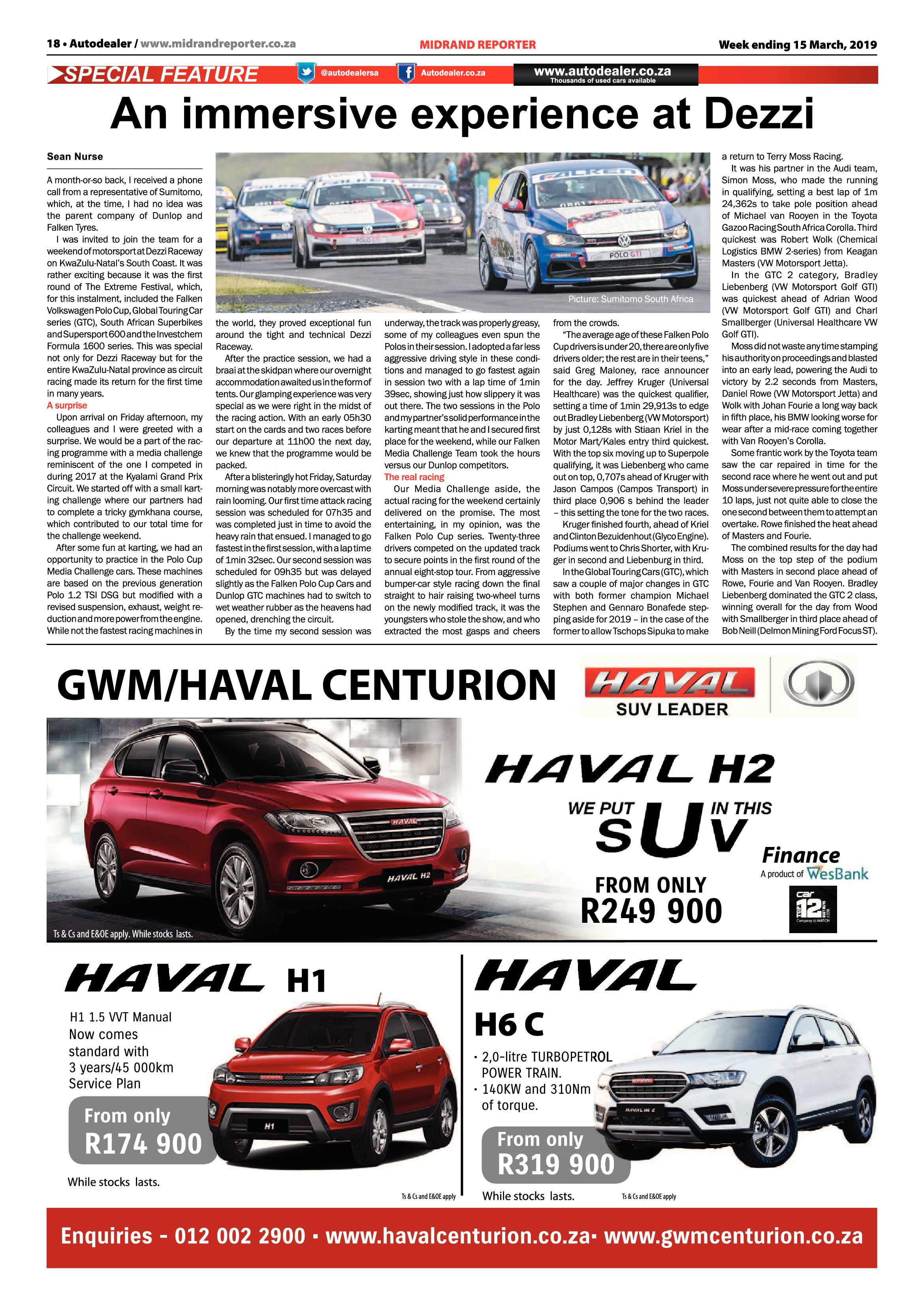 Midrand Reporter 15 March, 2019 page 18