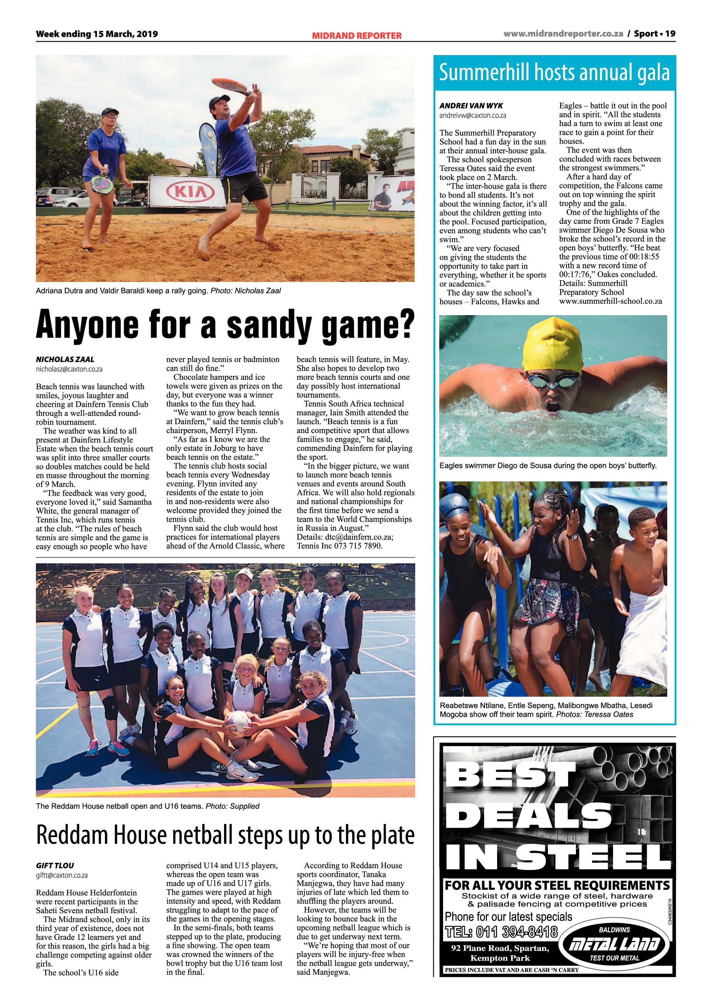 Midrand Reporter 15 March, 2019 page 19