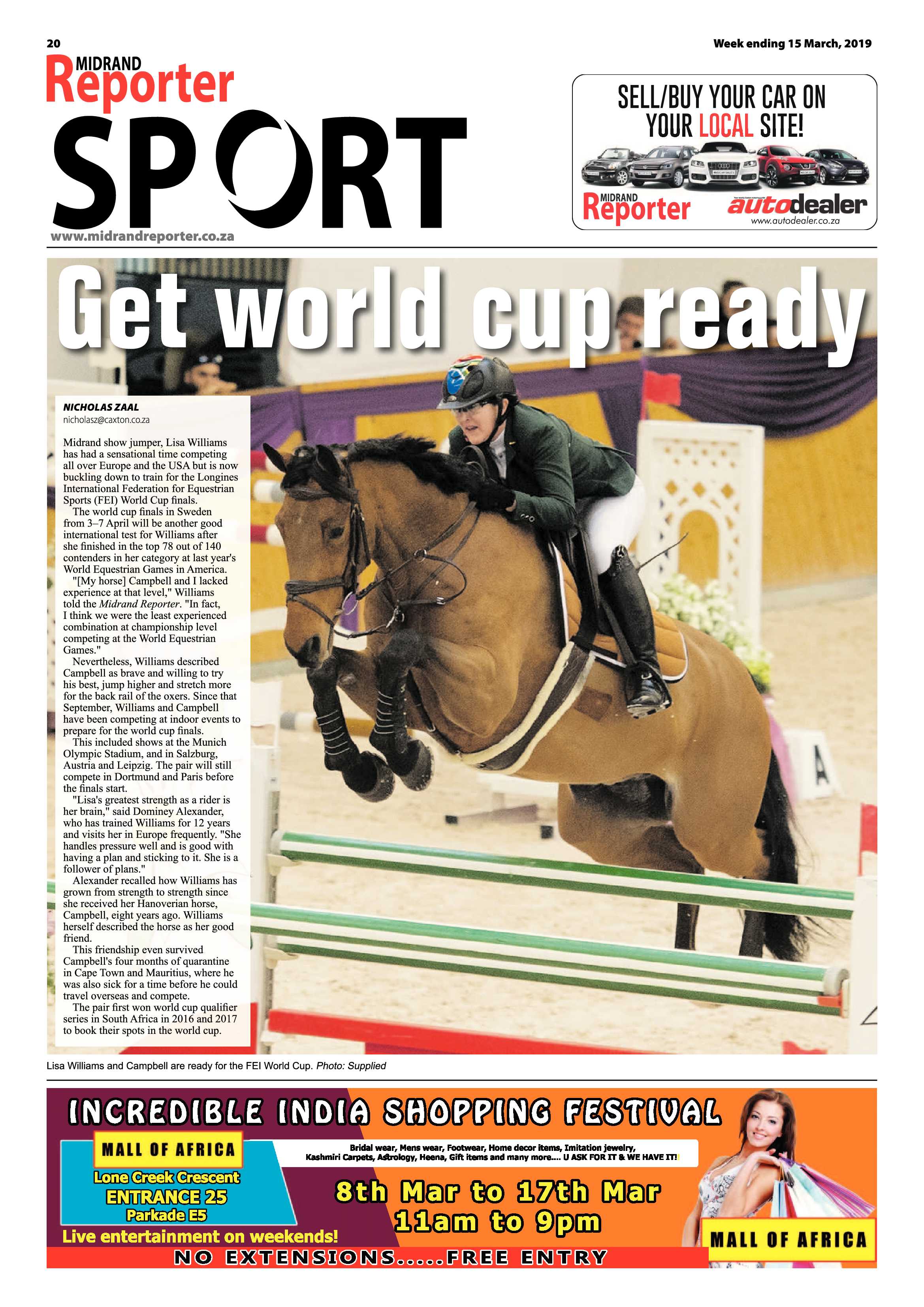 Midrand Reporter 15 March, 2019 page 20