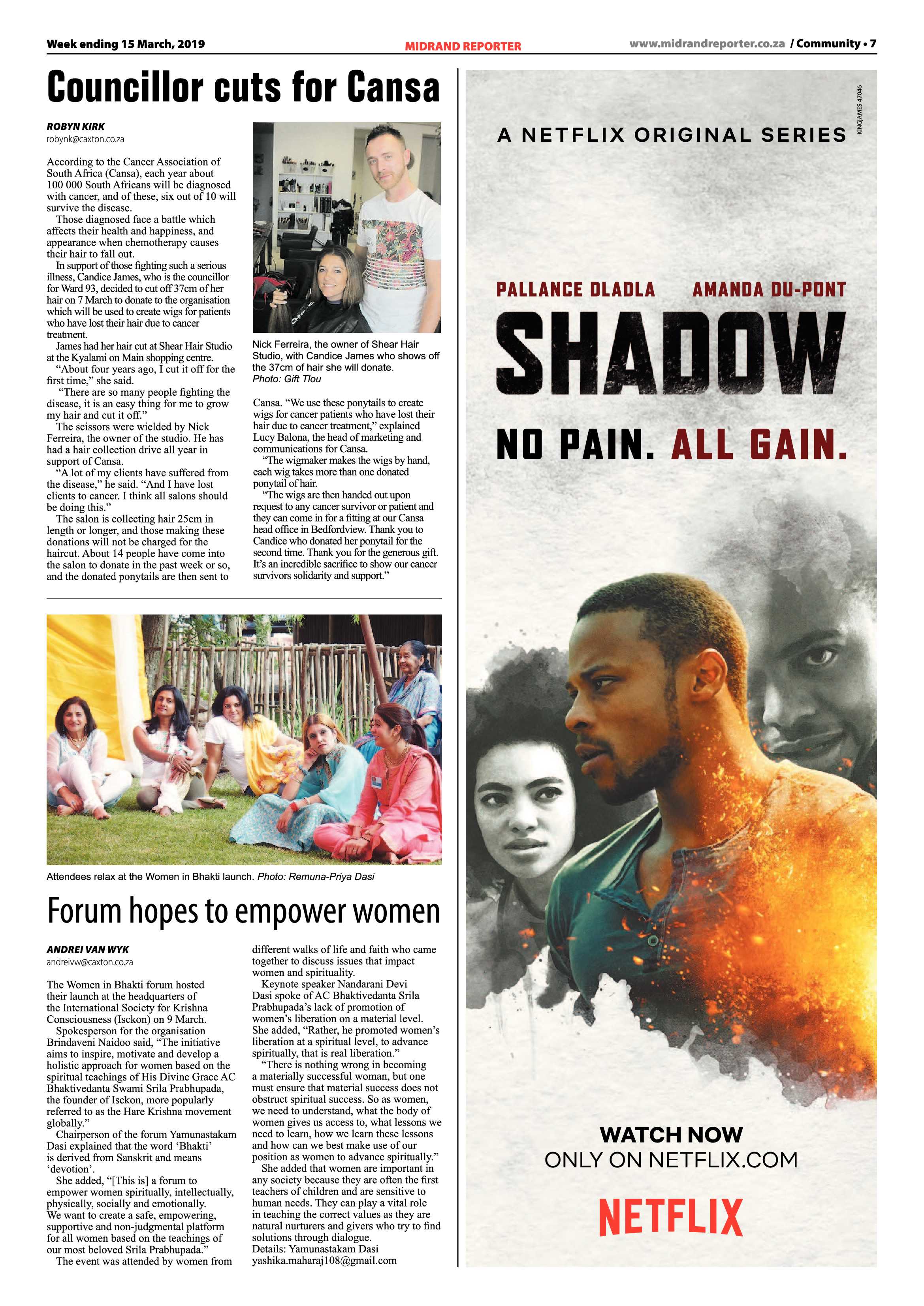 Midrand Reporter 15 March, 2019 page 7
