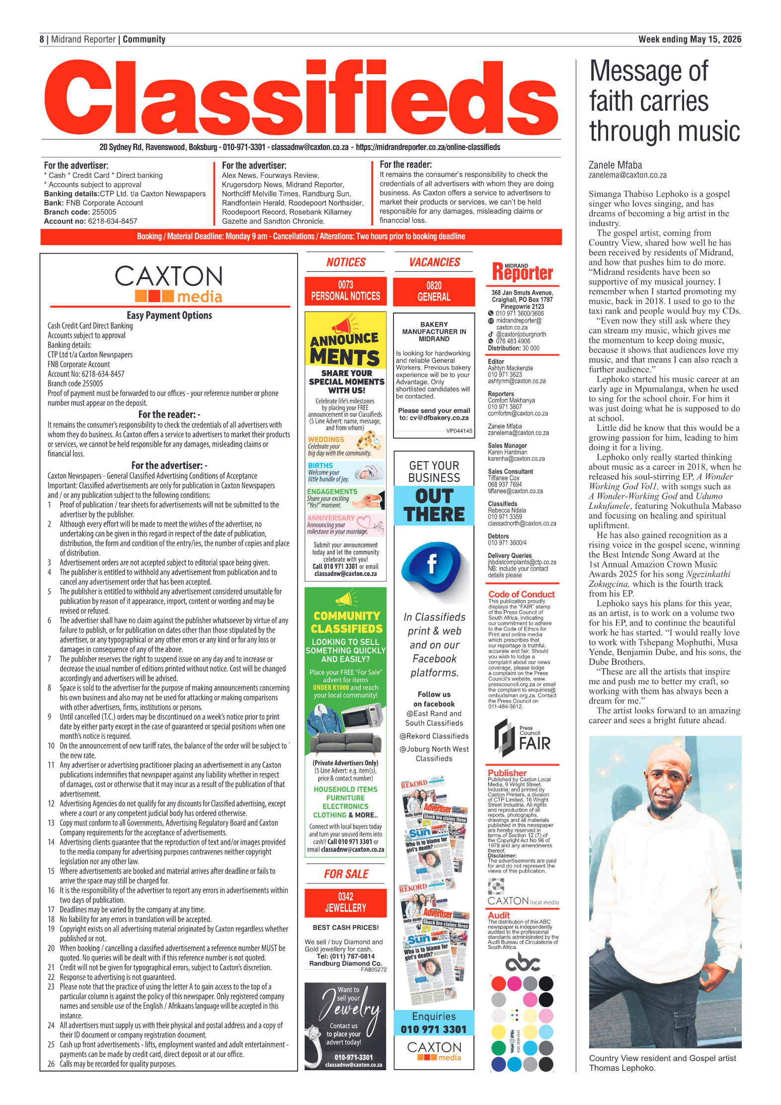 Midrand Reporter 15 May 2026 page 10