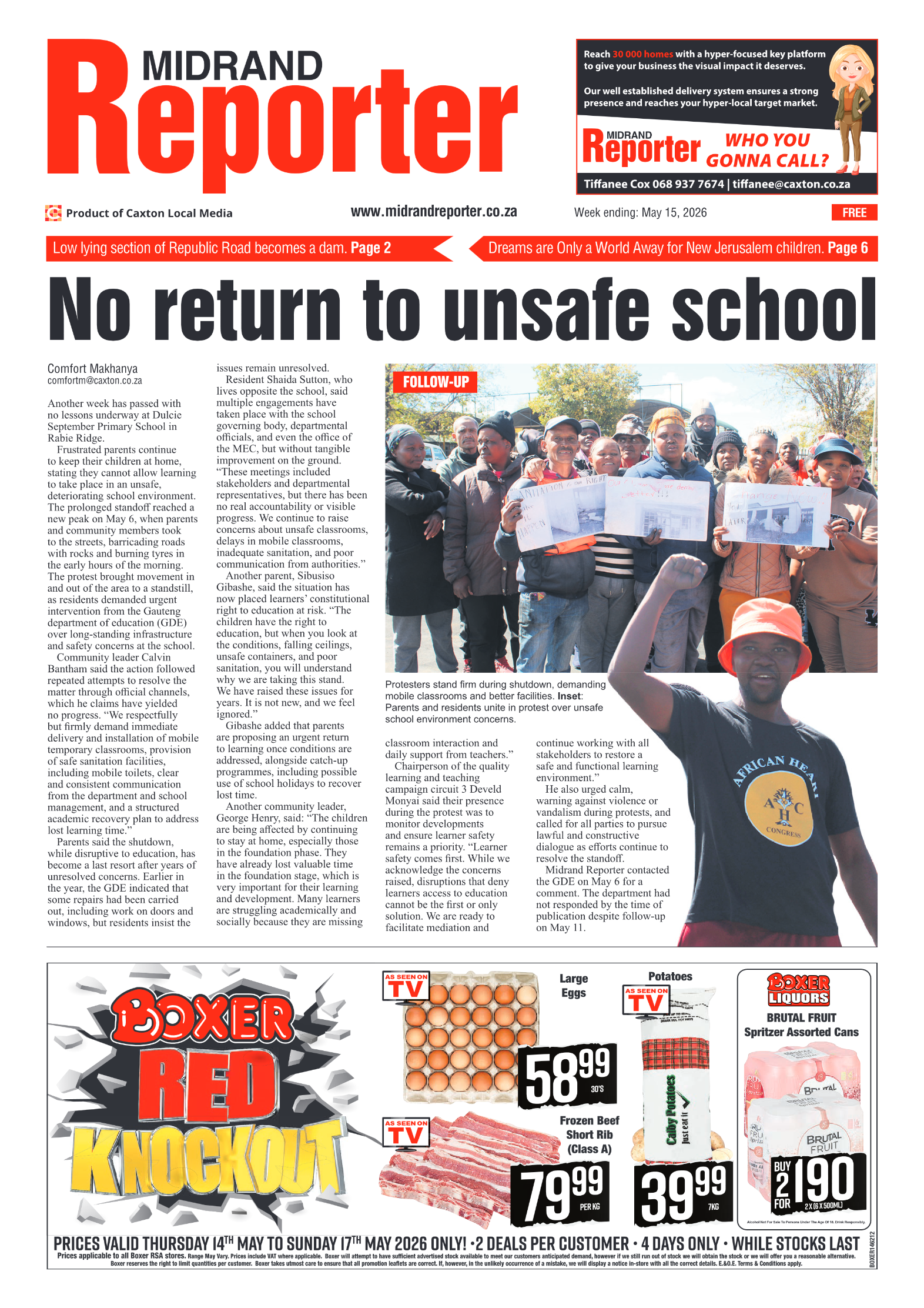 Midrand Reporter 15 May 2026 page 3