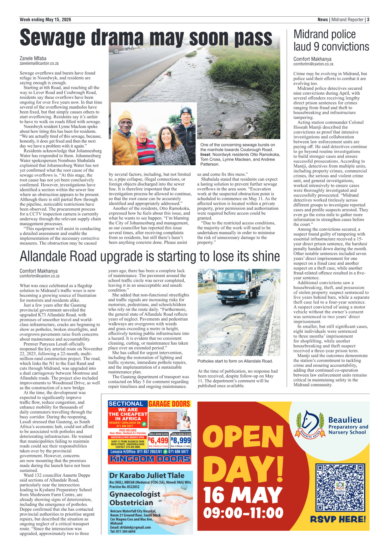 Midrand Reporter 15 May 2026 page 5
