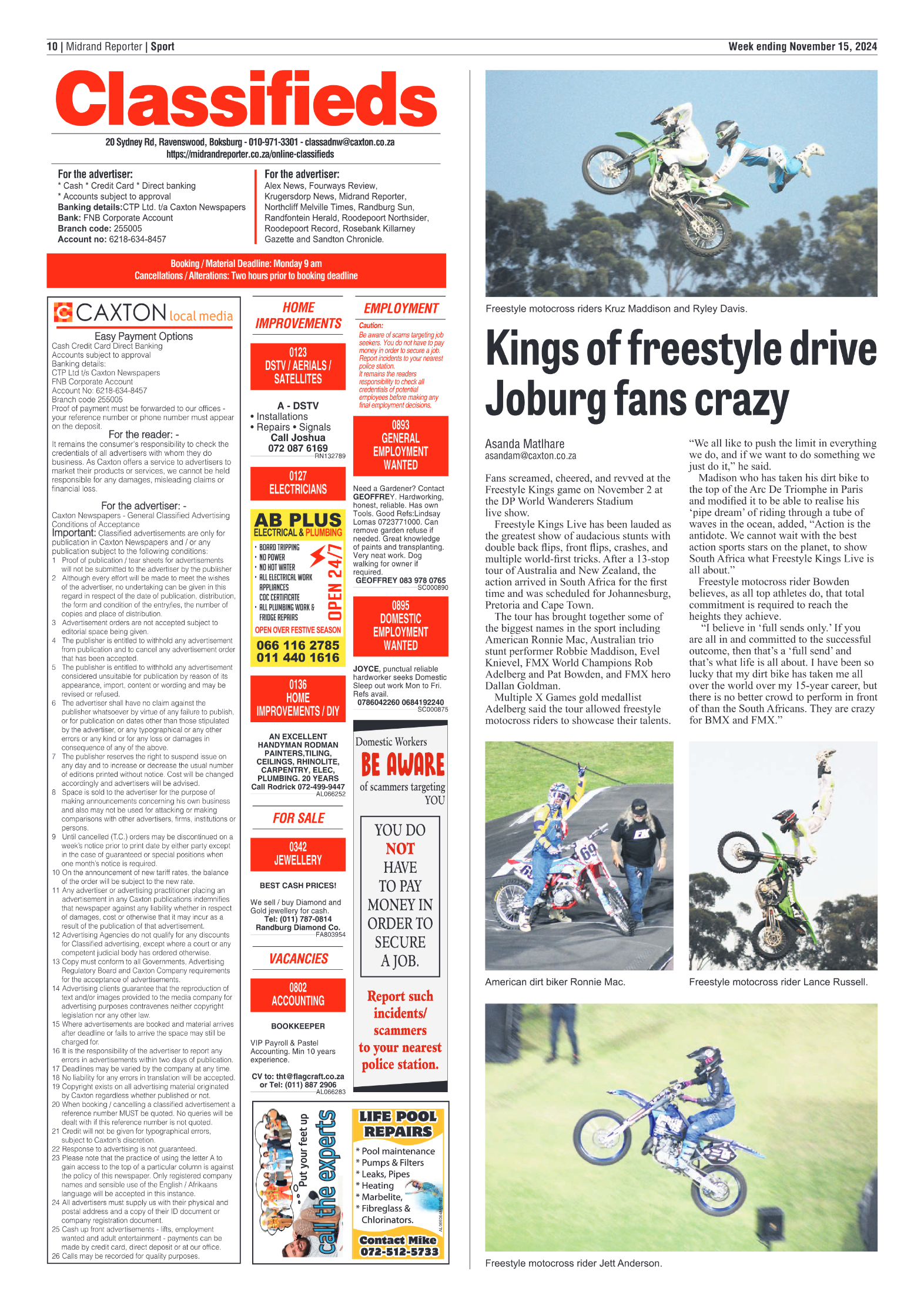 Midrand Reporter 15 November 2024 page 10