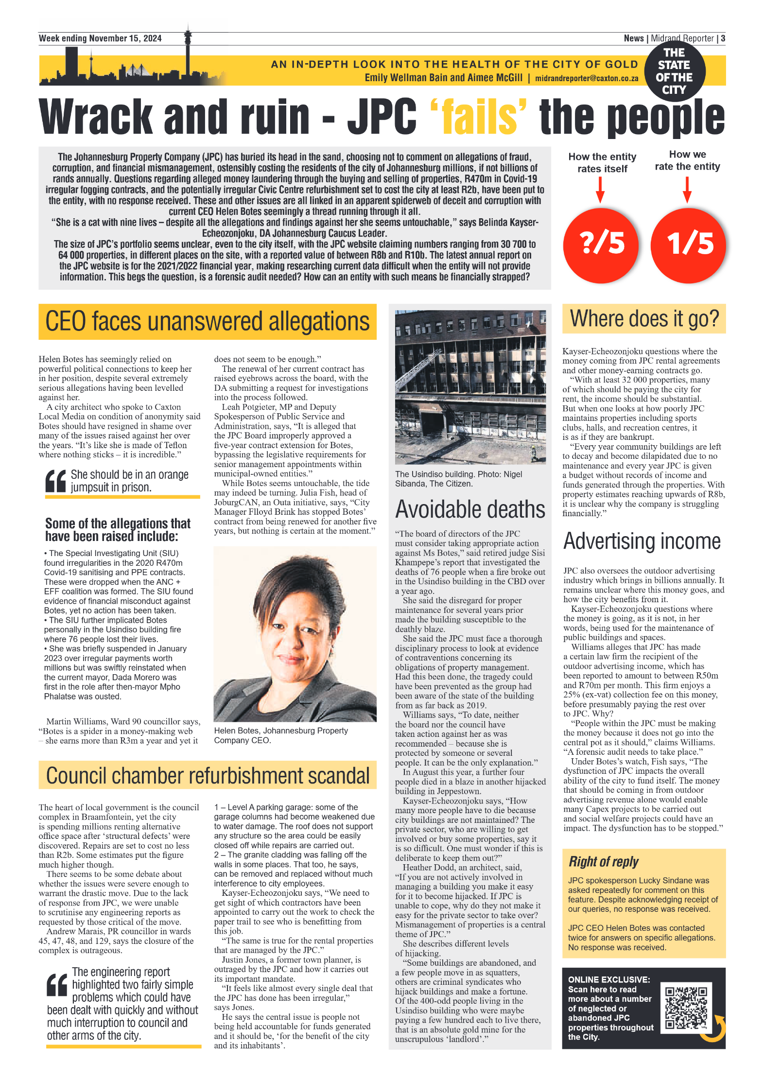 Midrand Reporter 15 November 2024 page 3