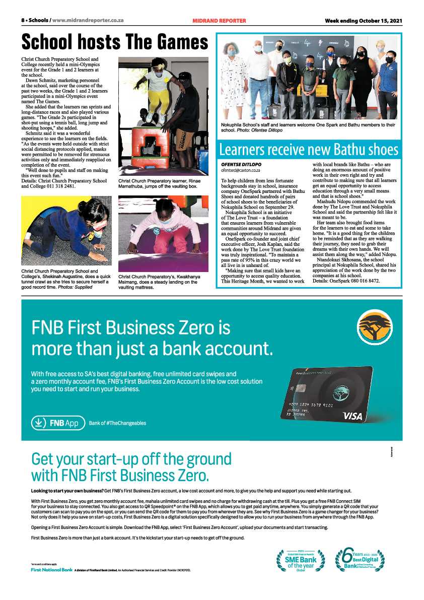 Midrand Reporter 15 October 2021 page 8